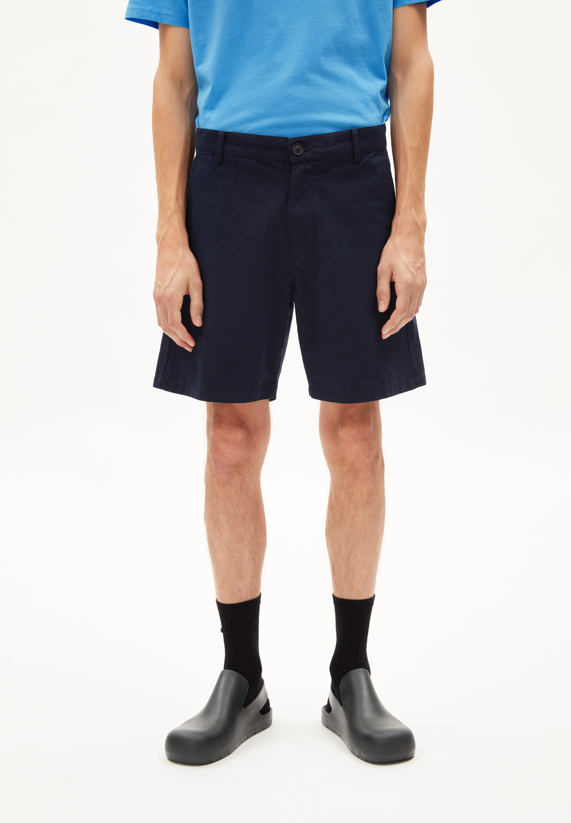 SOJAAN RIBSTOP - Männer Relaxed Fit Shorts - blau