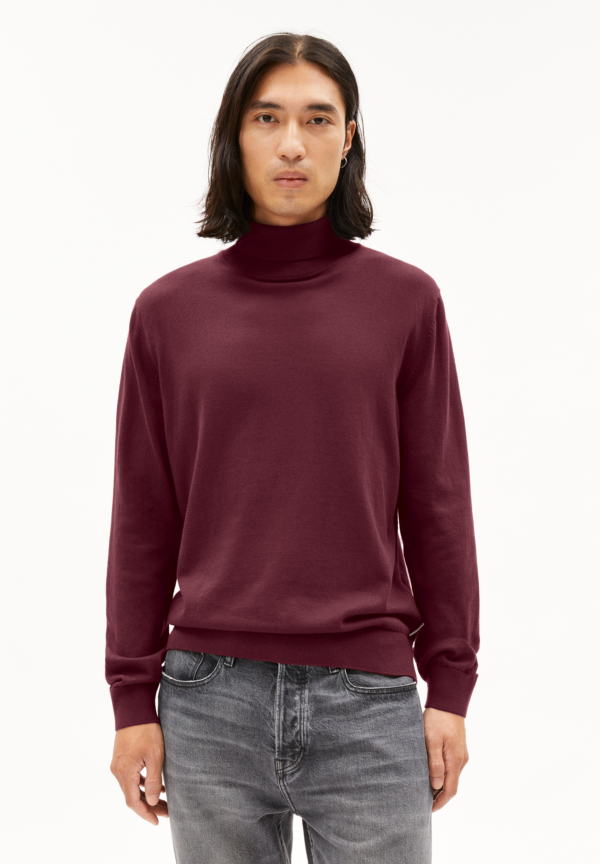 GAARDO - Männer Regular Fit Strickpullover - rot