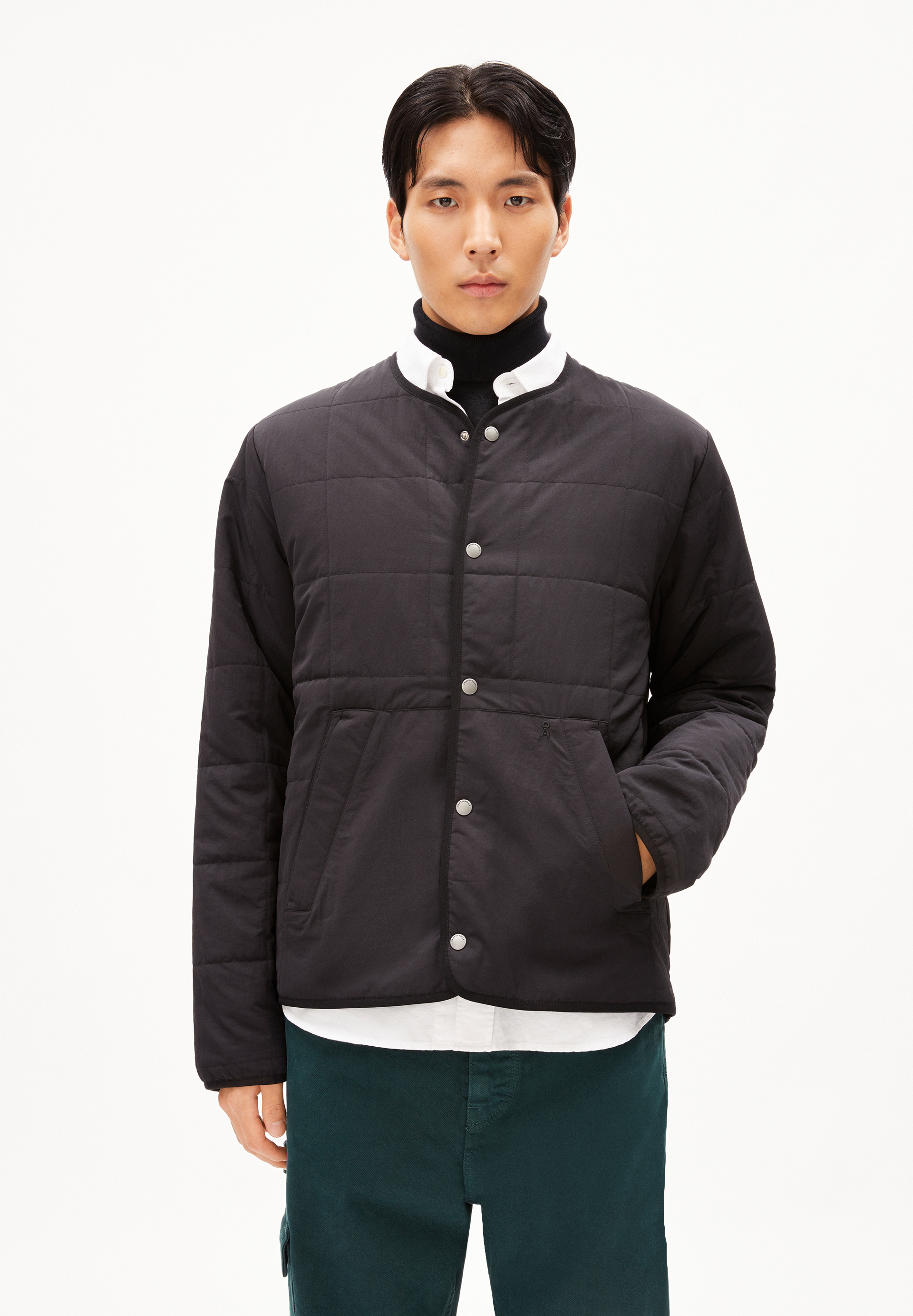 SAANDON - Männer Regular Fit Jacke - schwarz