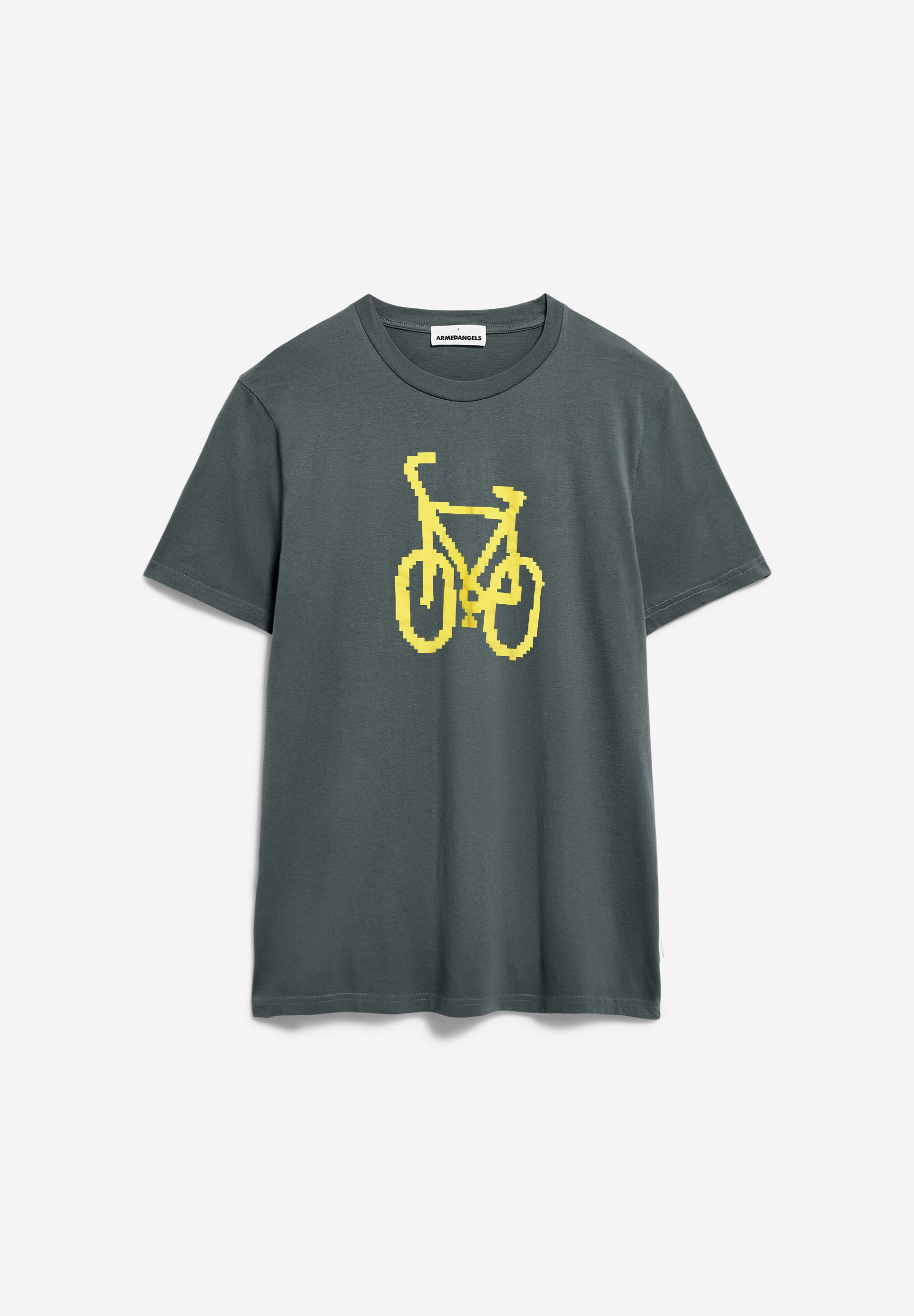 JAAMES FUN BIKE - Männer Regular Fit T-Shirt - grau