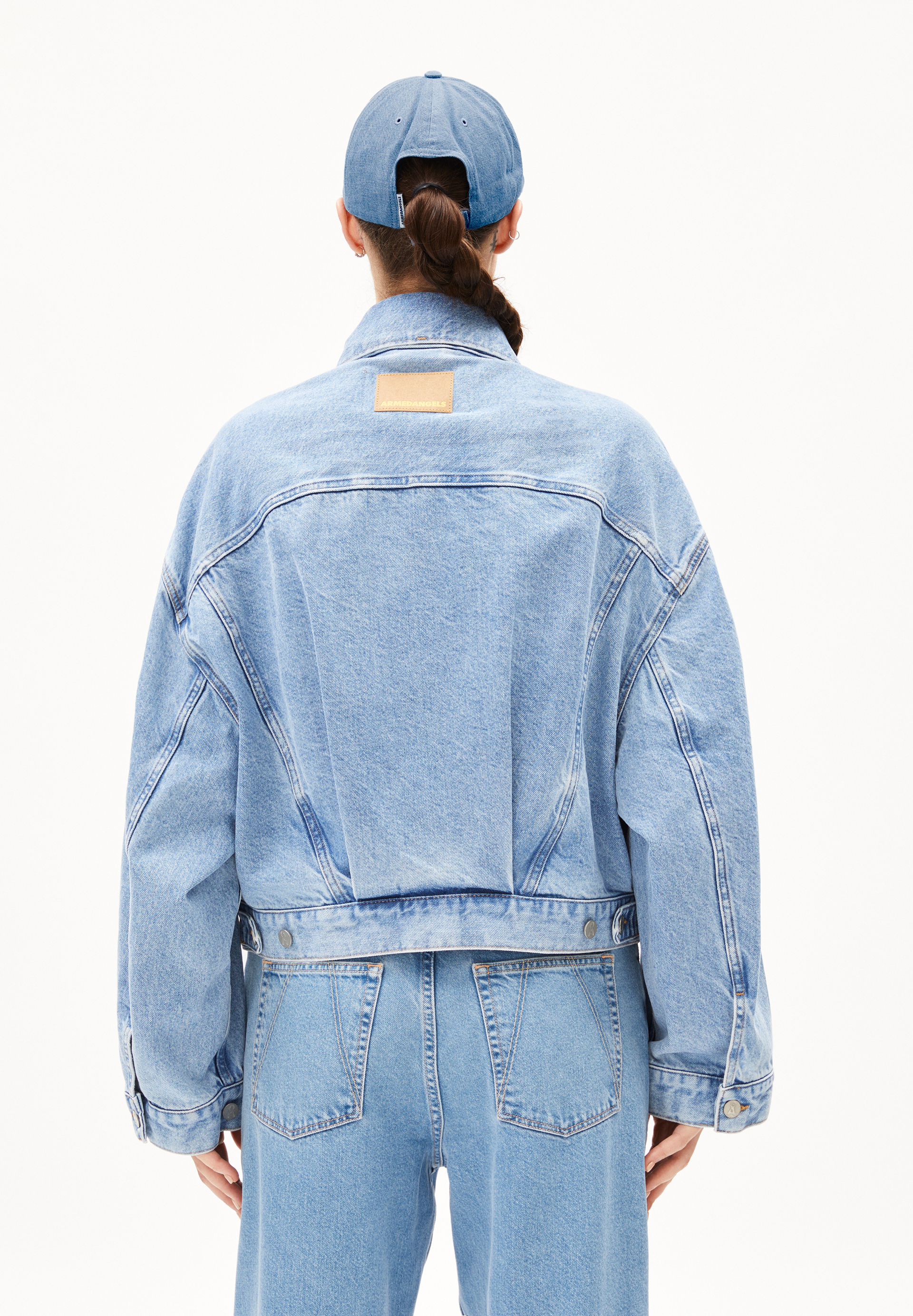 PAASITHE Veste en jean en coton recyclé