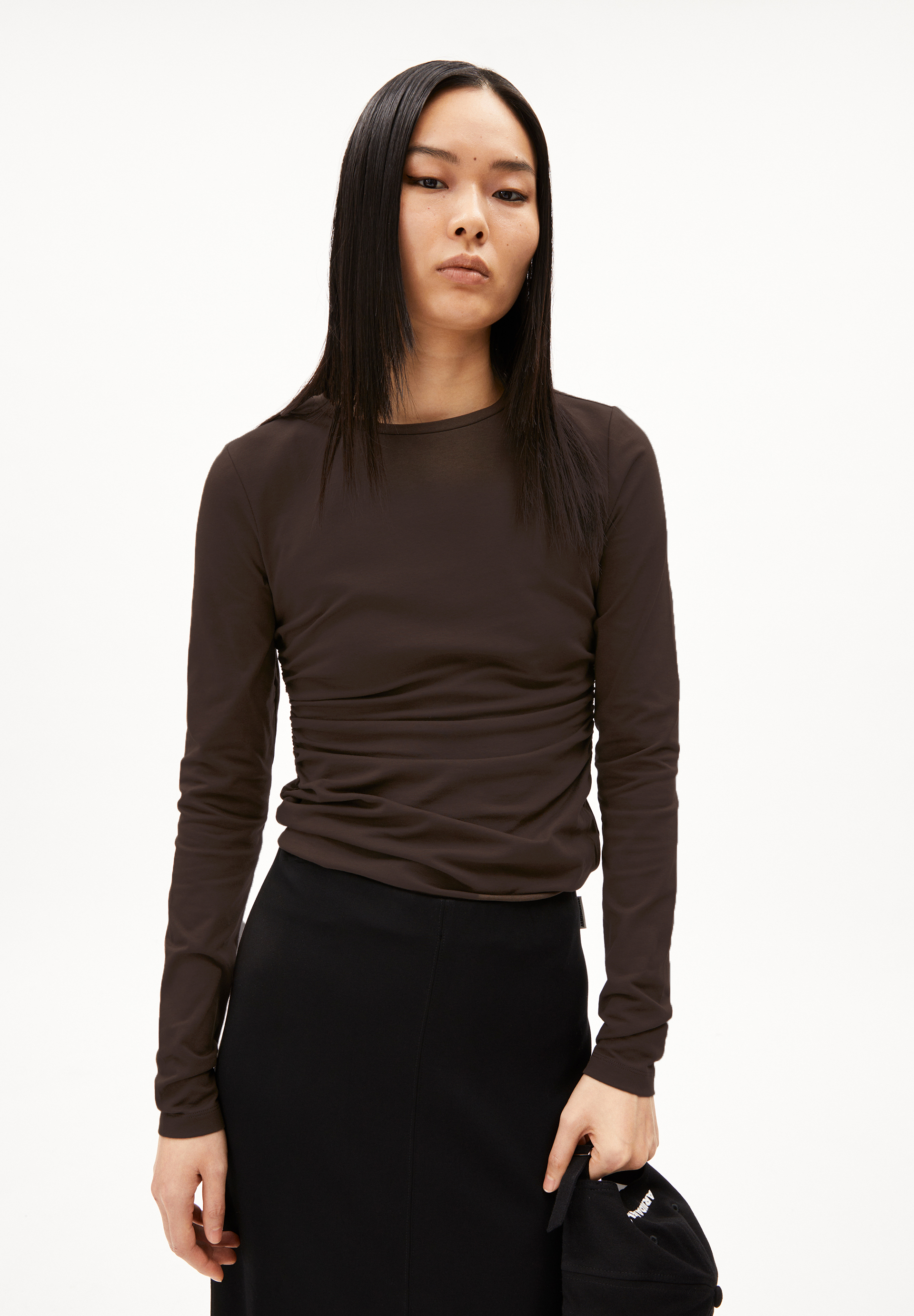 ADAAJA LORA Longsleeve Slim Fit made of Organic Cotton Mix