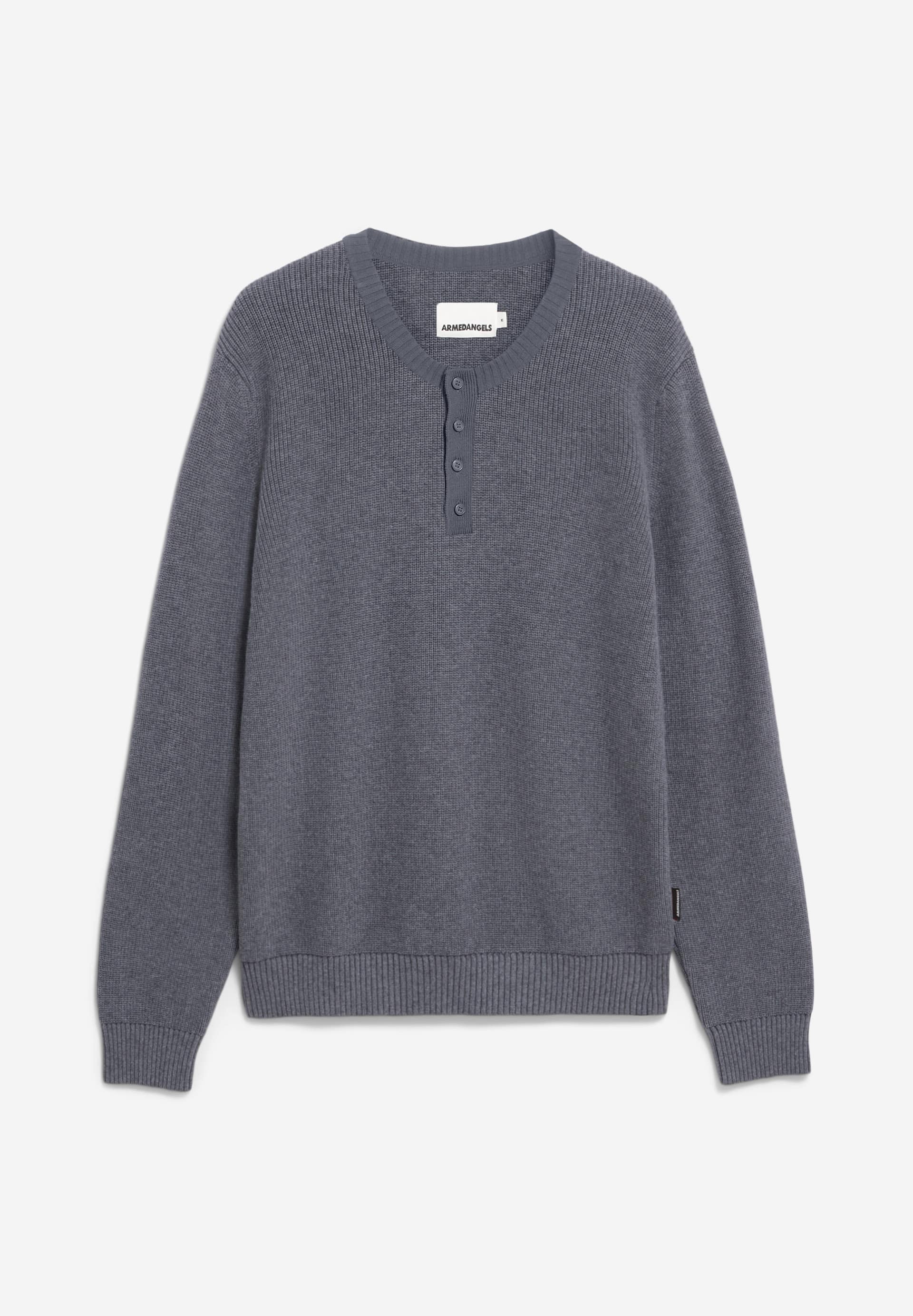 SAANTIAGO Pullover Regular Fit aus Bio-Woll Mix