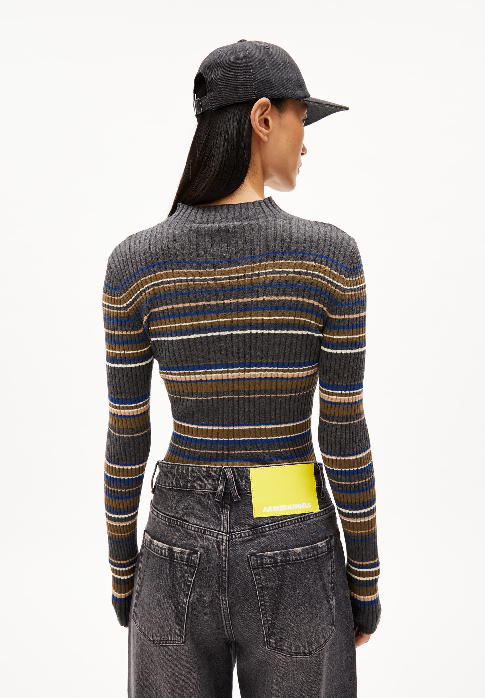 ALAANIA NEW STRIPES Pullover Slim Fit aus Bio-Baumwolle