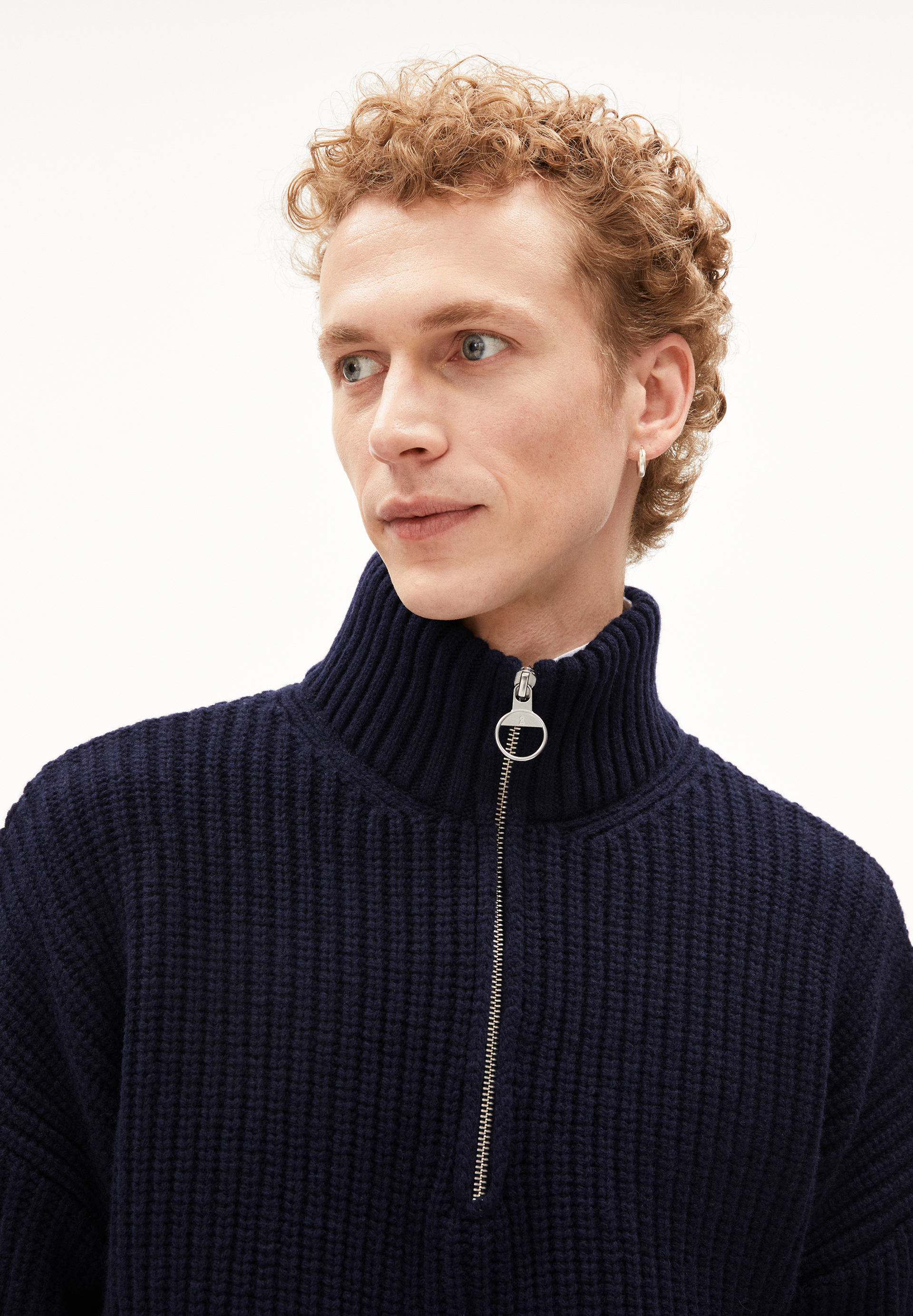 ELIJAA Sweater Relaxed Fit made of Organic Wool Mix