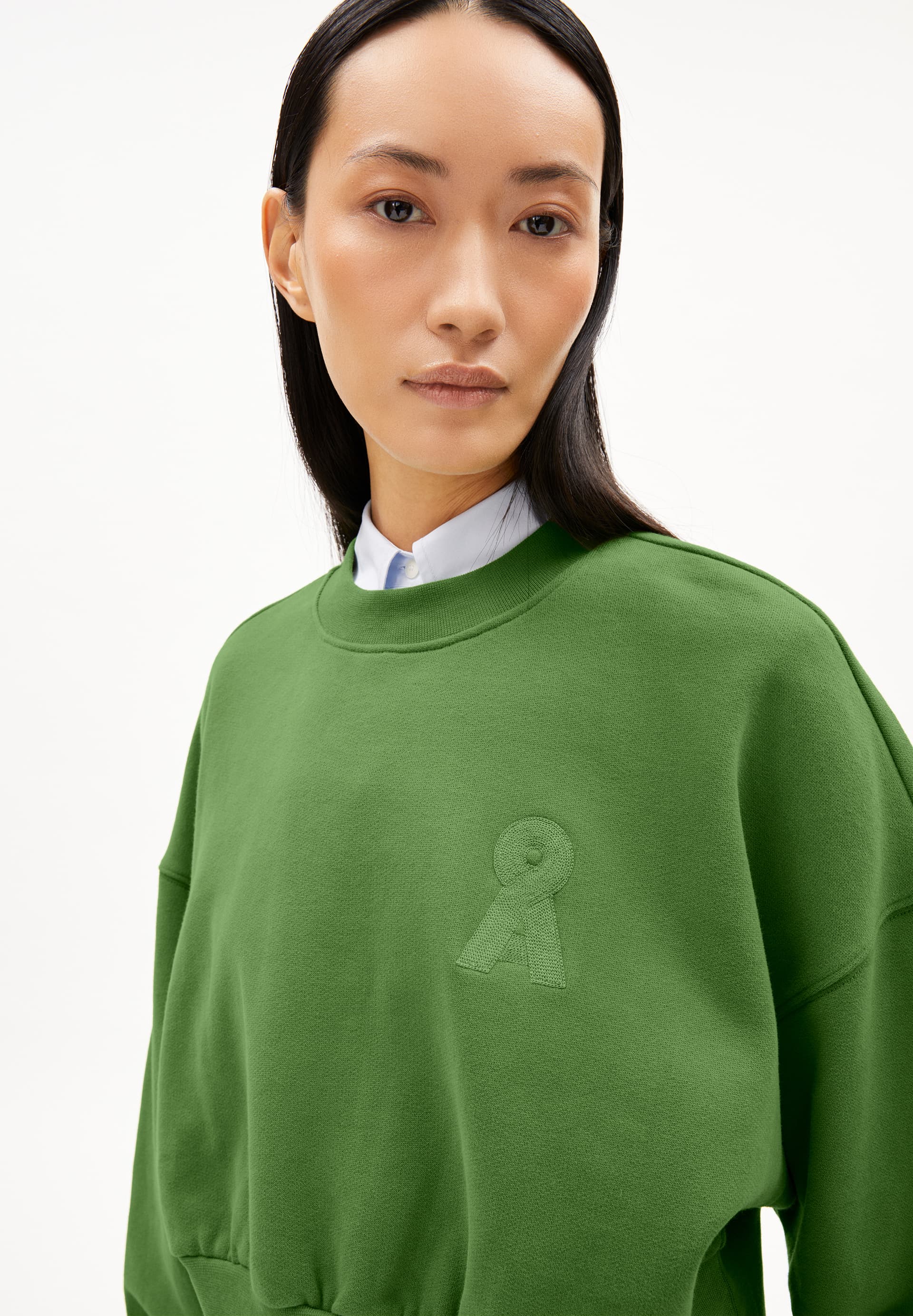 PHILIAA Sweater met oversized pasvorm van biologisch katoen