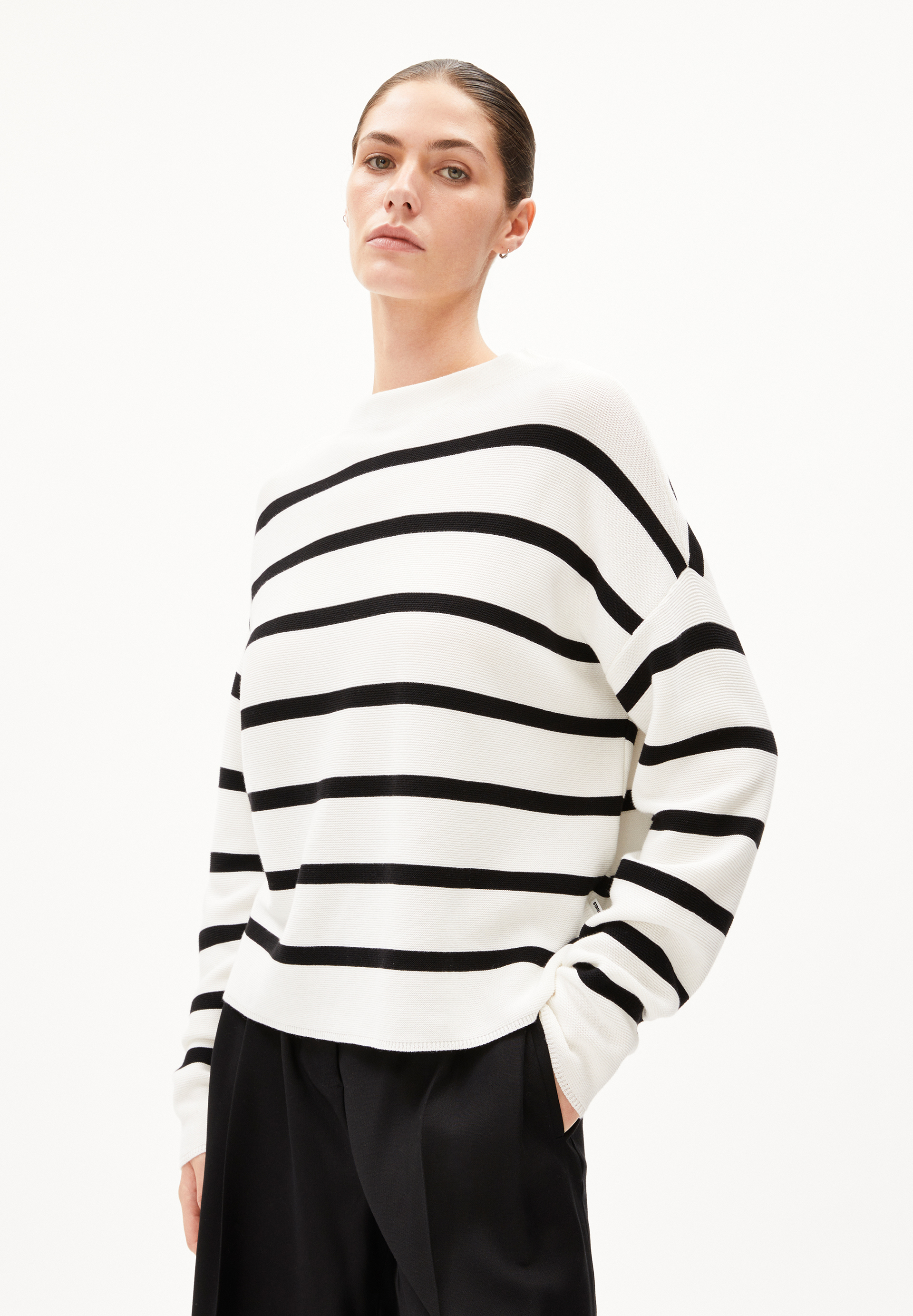 MERINAA STRIPES Pullover aus Bio-Baumwolle