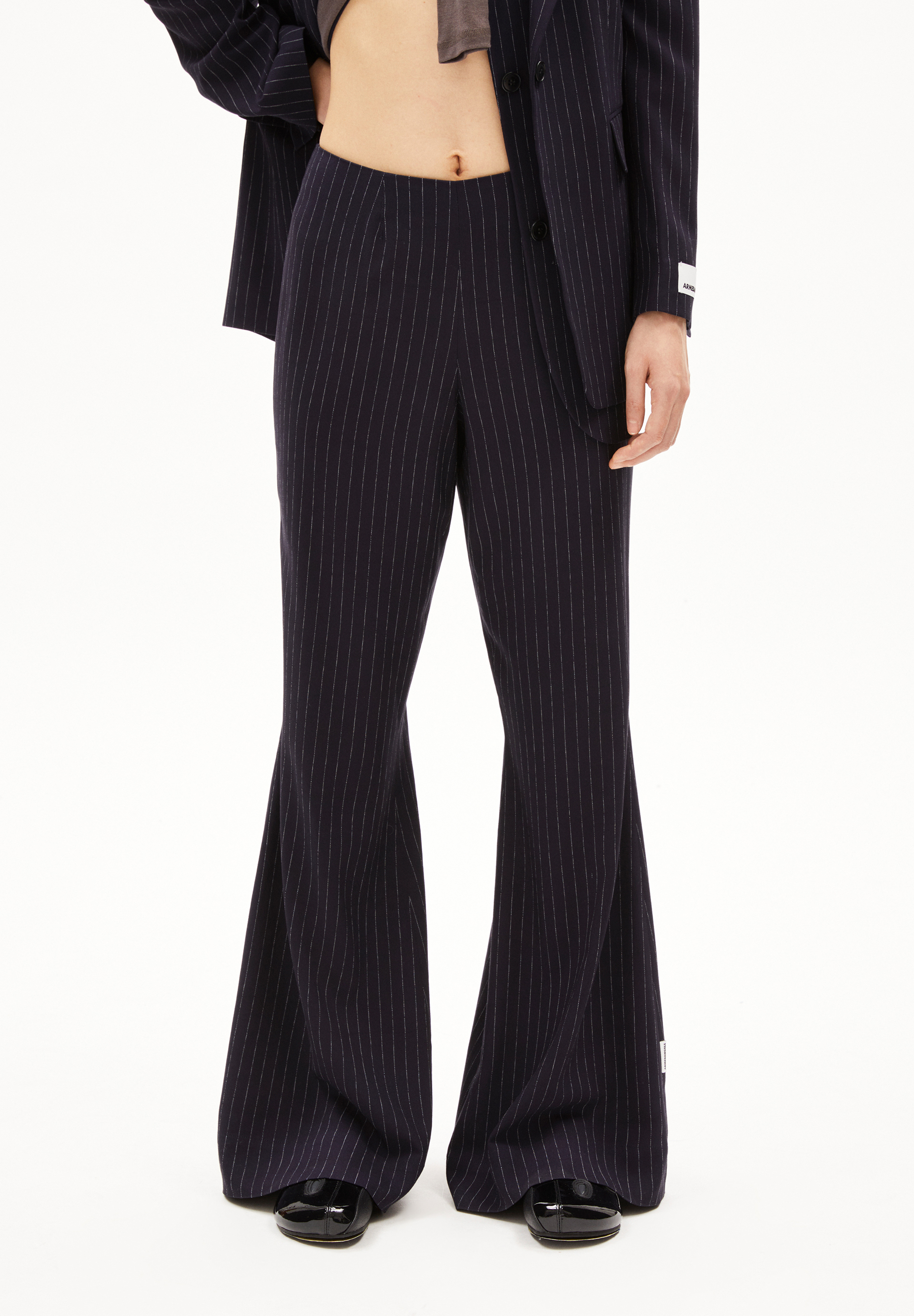 PHAAMINA PINSTRIPE Woven Pants made of LENZING™ ECOVERO™ Viscose Mix