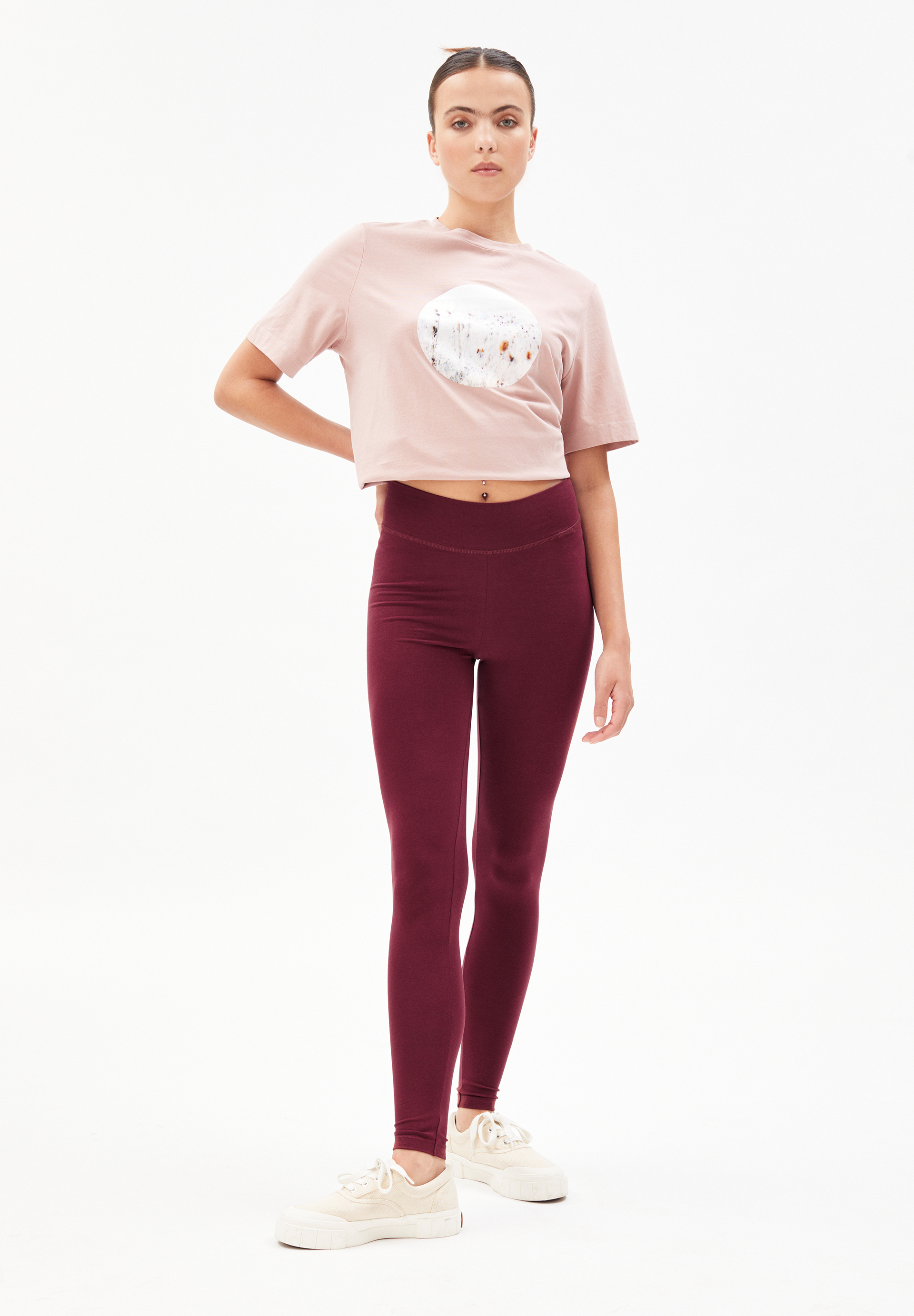 FARIBAA Leggings made of Organic Cotton Mix