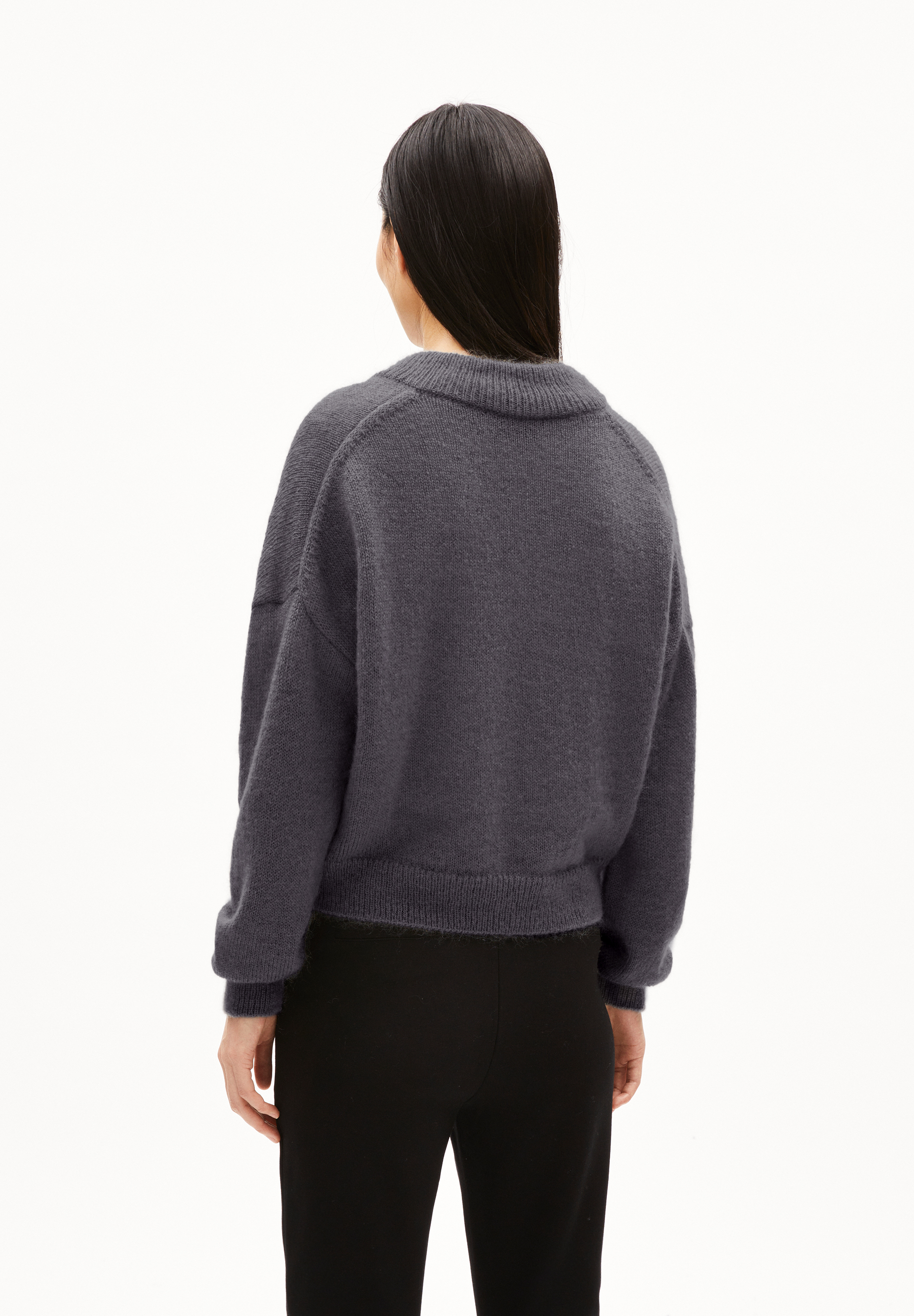 ALBASAA MOHAIR Pullover Oversized Fit aus Mohair-Woll Mix