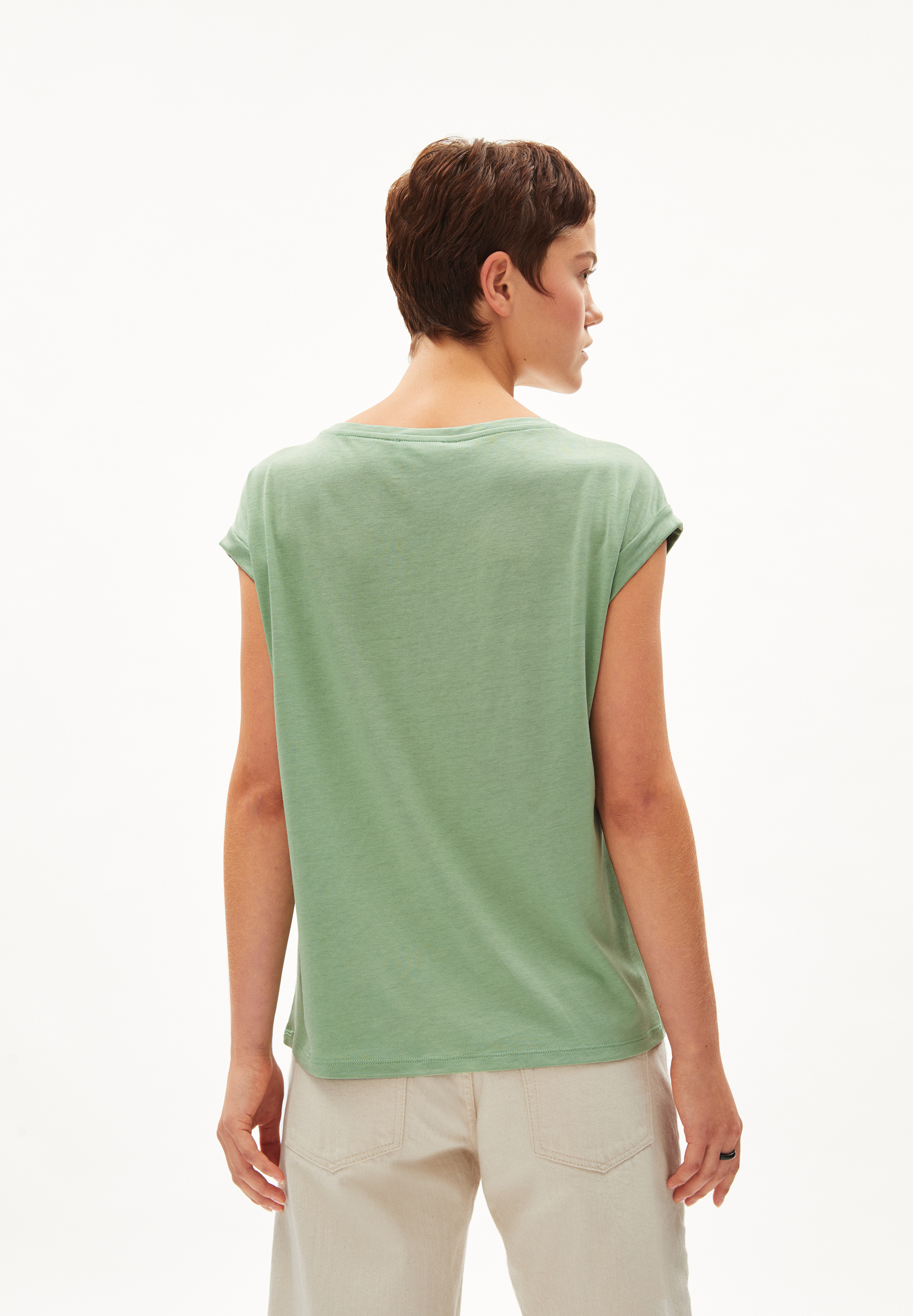 JILAANA T-Shirt Regular Fit made of TENCEL™ Lyocell Mix