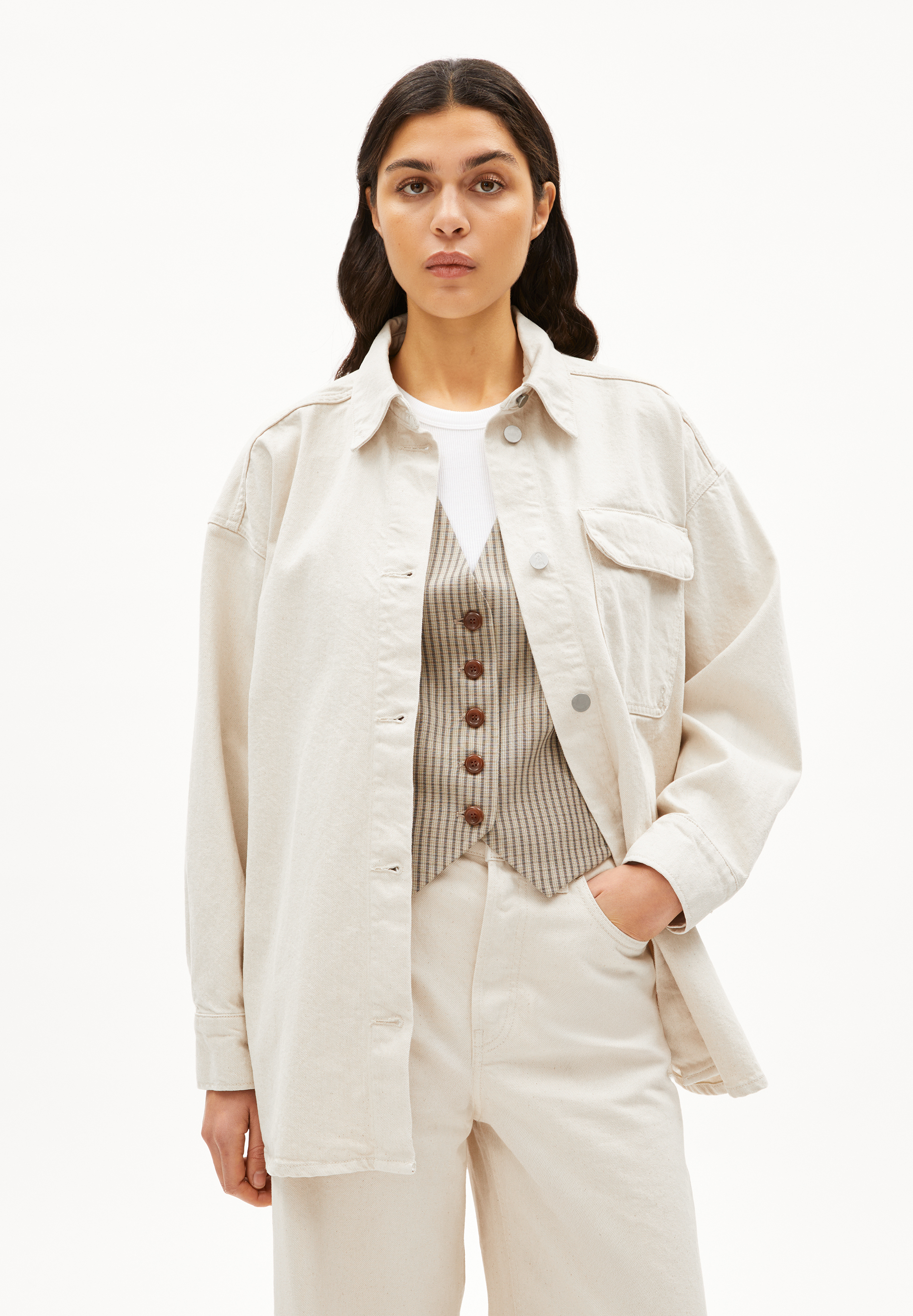 TAALE Overshirt made of recycled Cotton