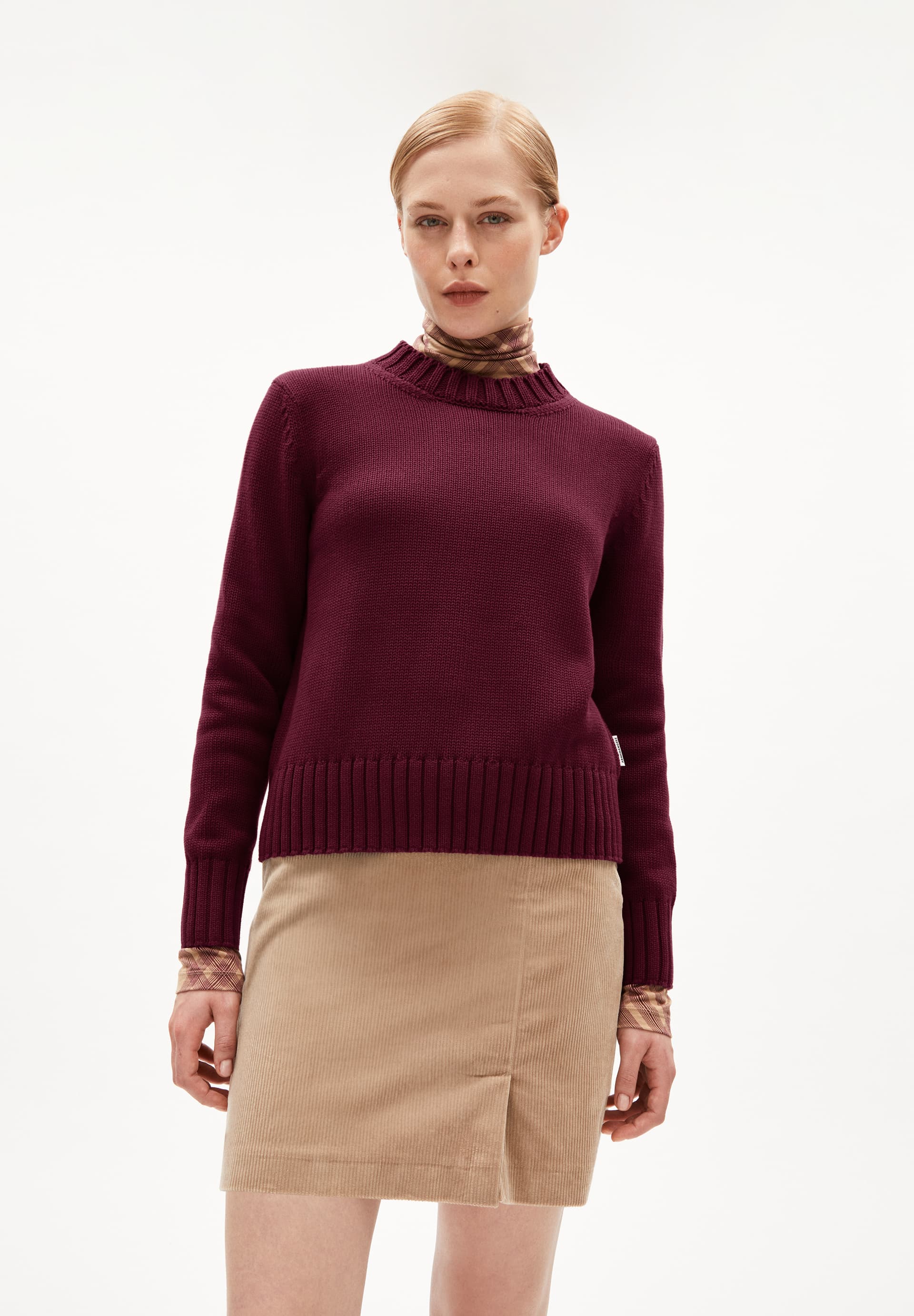 AMALIAAS EREN COTTON Sweater Relaxed Fit made of Organic Cotton