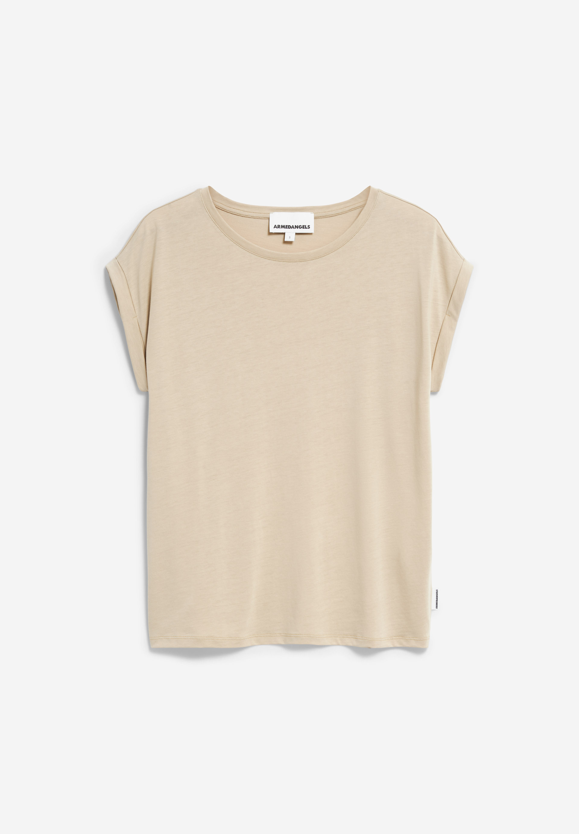 JILAANA T-shirt coupe standard en TENCEL™ Lyocell mélangé