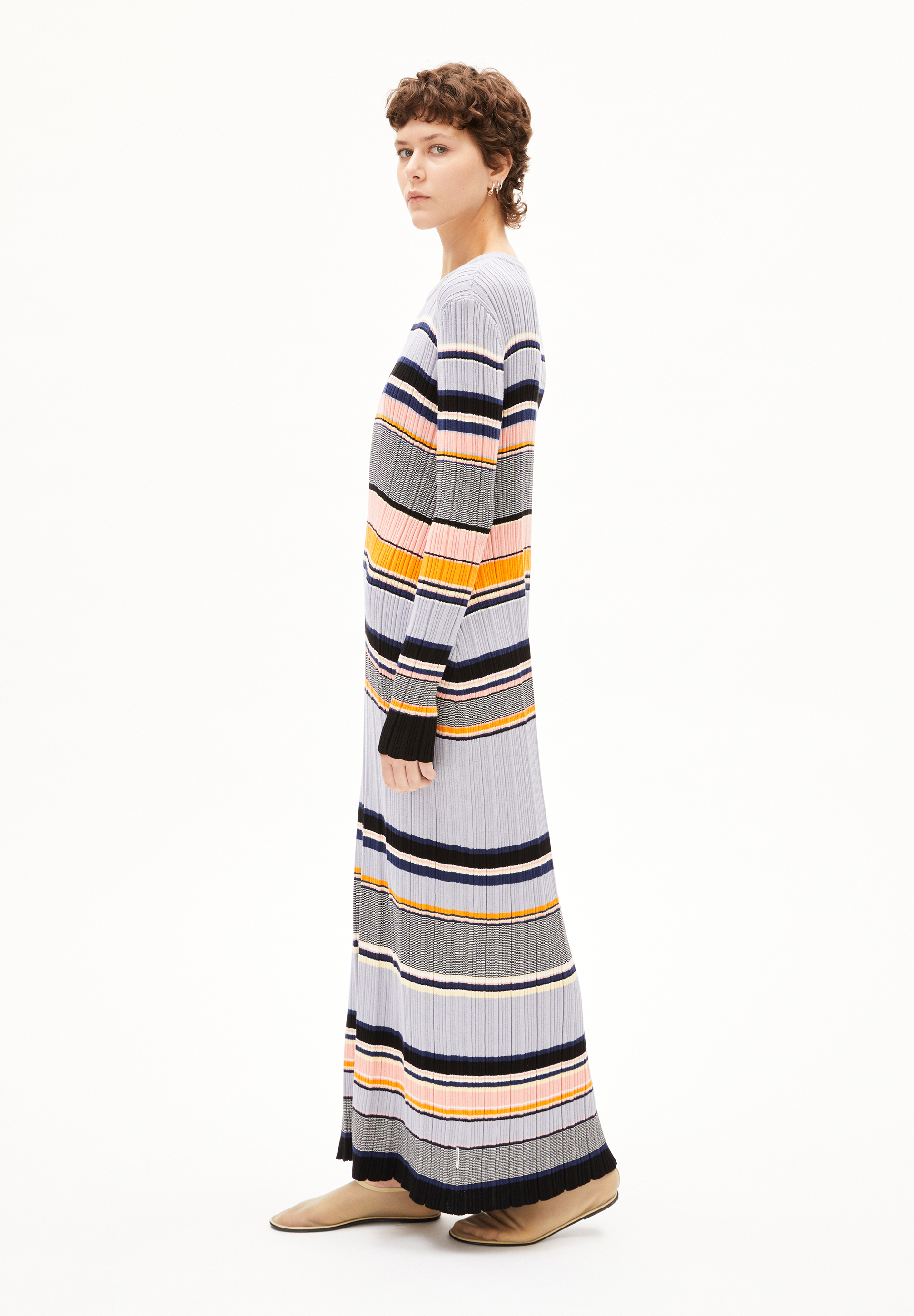 KAAMILA STRIPES Knit Dress made of Organic Cotton