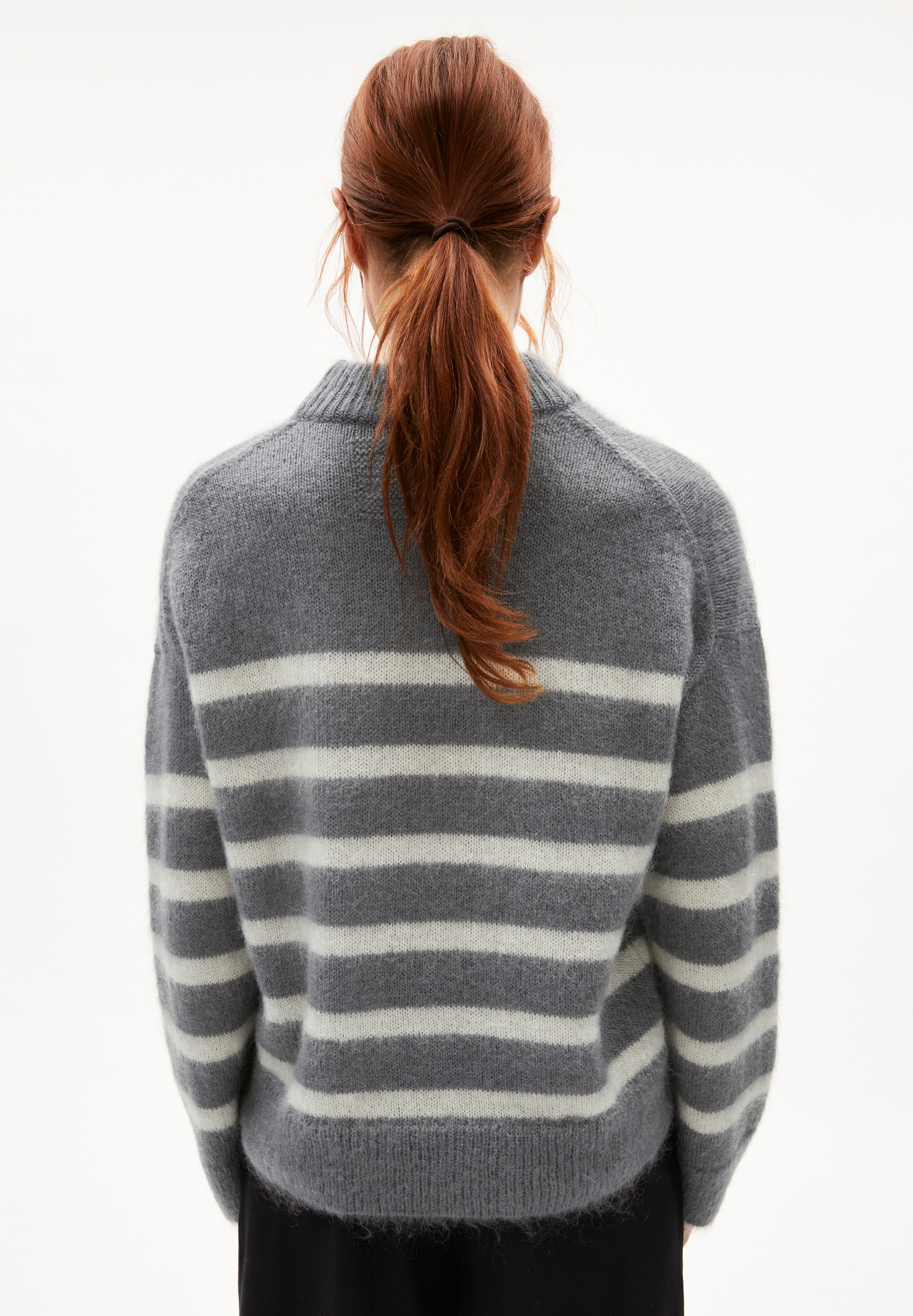 GWYNEIRAA STRIPES Sweater Loose Fit made of Mohair Wool Mix