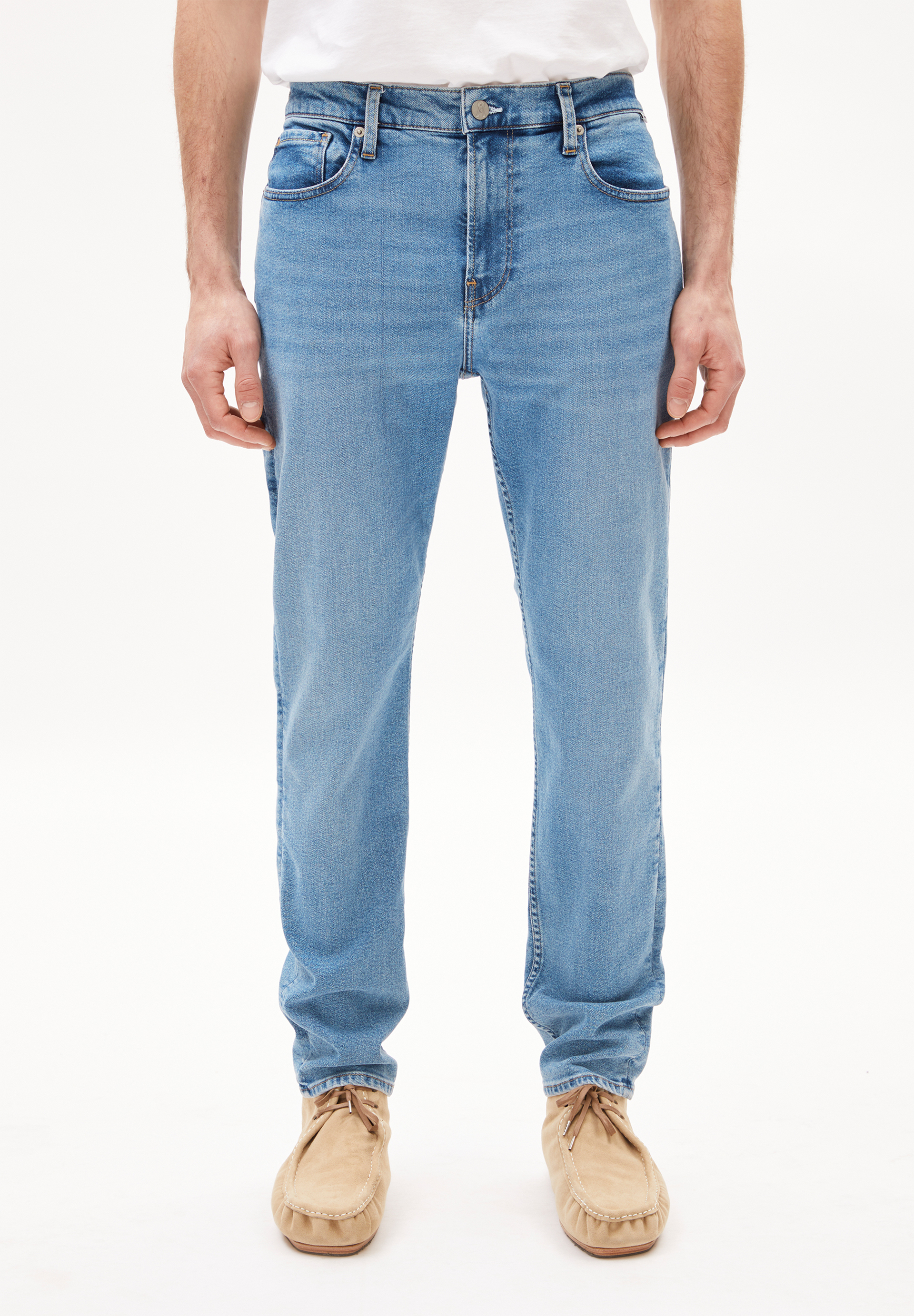 AARJO TARPA Tapered Jeans recycelter Baumwoll Mix Comfort-Stretch