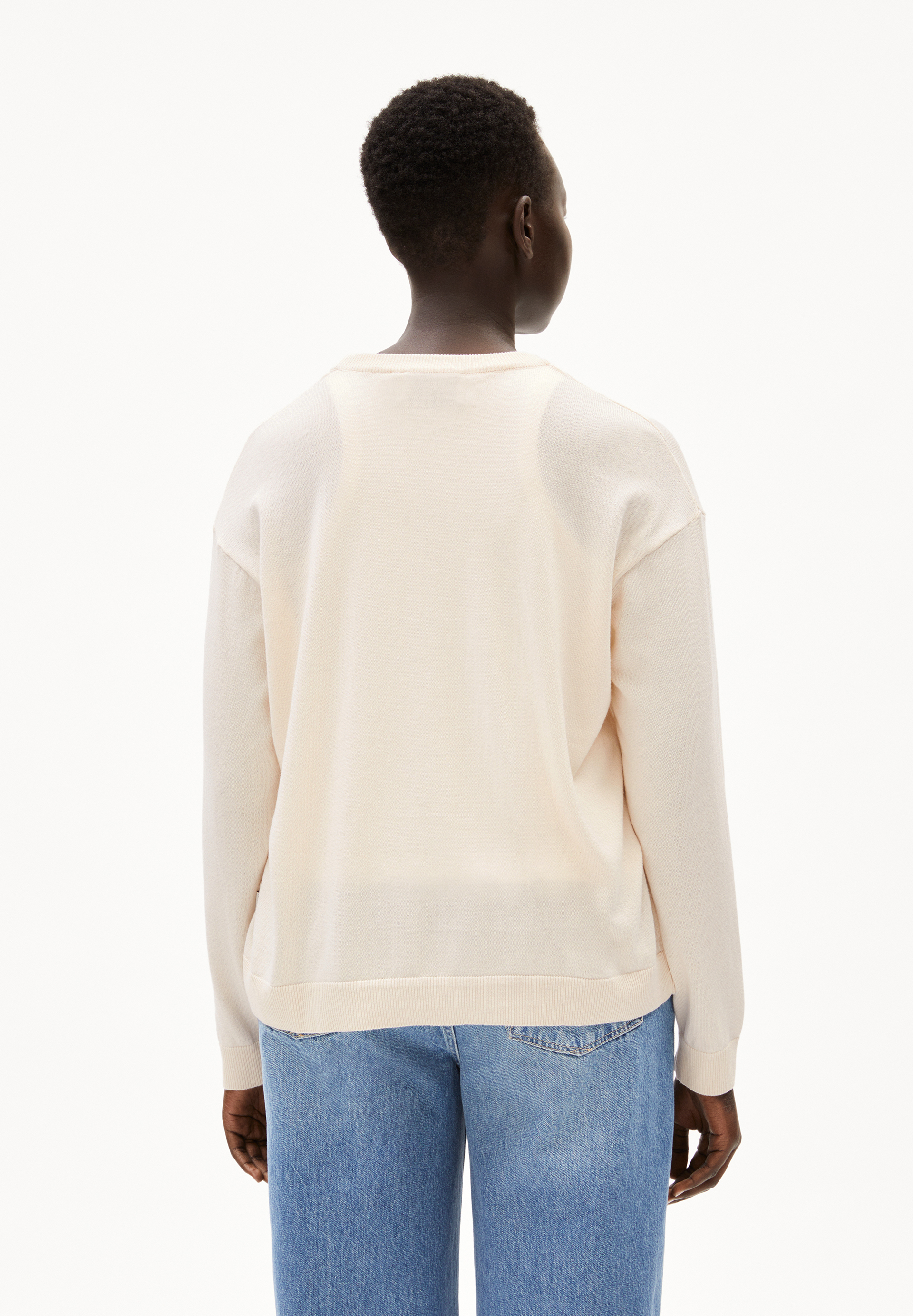 LARUNAA Sweater Loose Fit made of Organic Cotton Mix