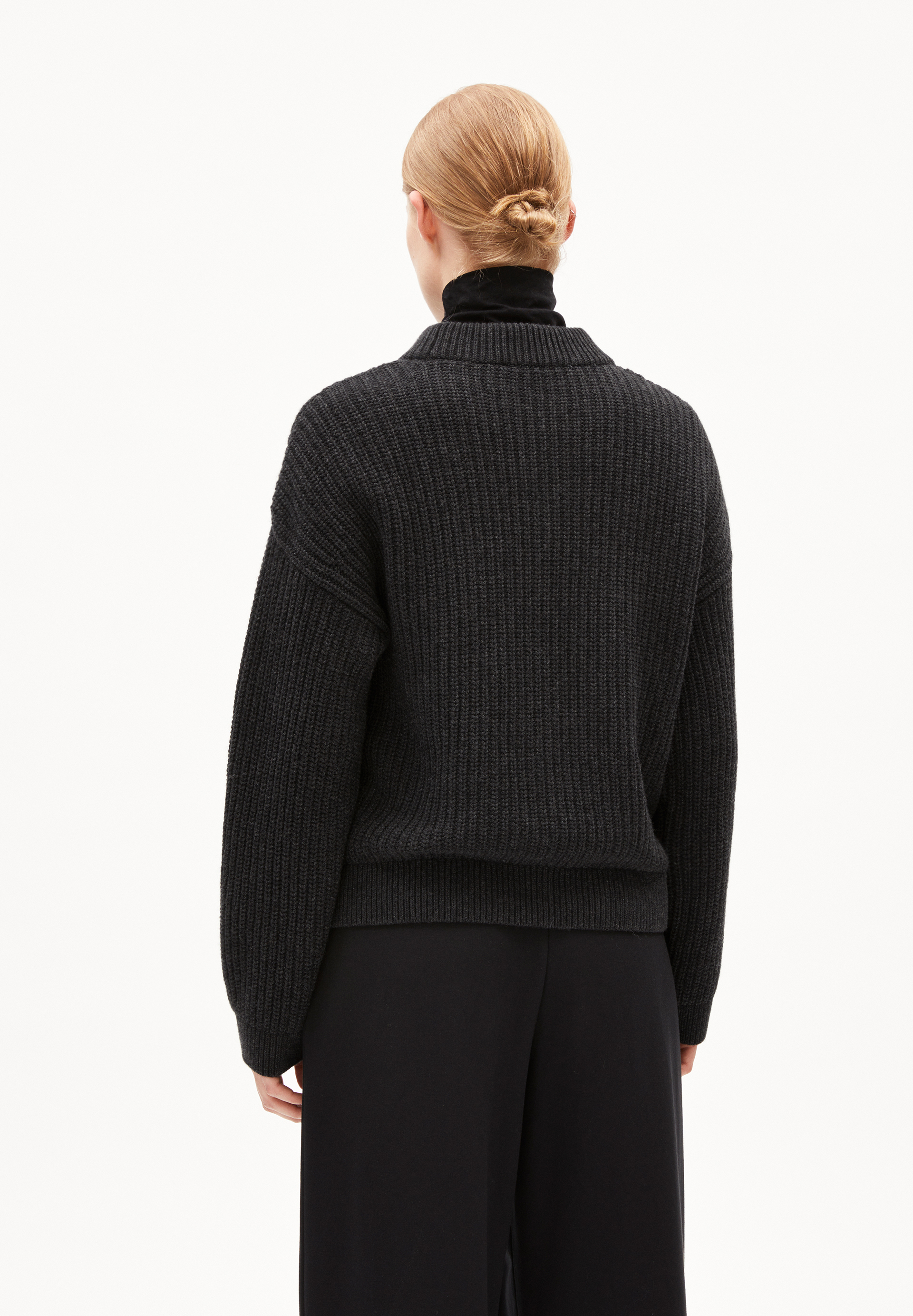 MIYAAR SOLID Sweater Loose Fit made of Organic Wool Mix