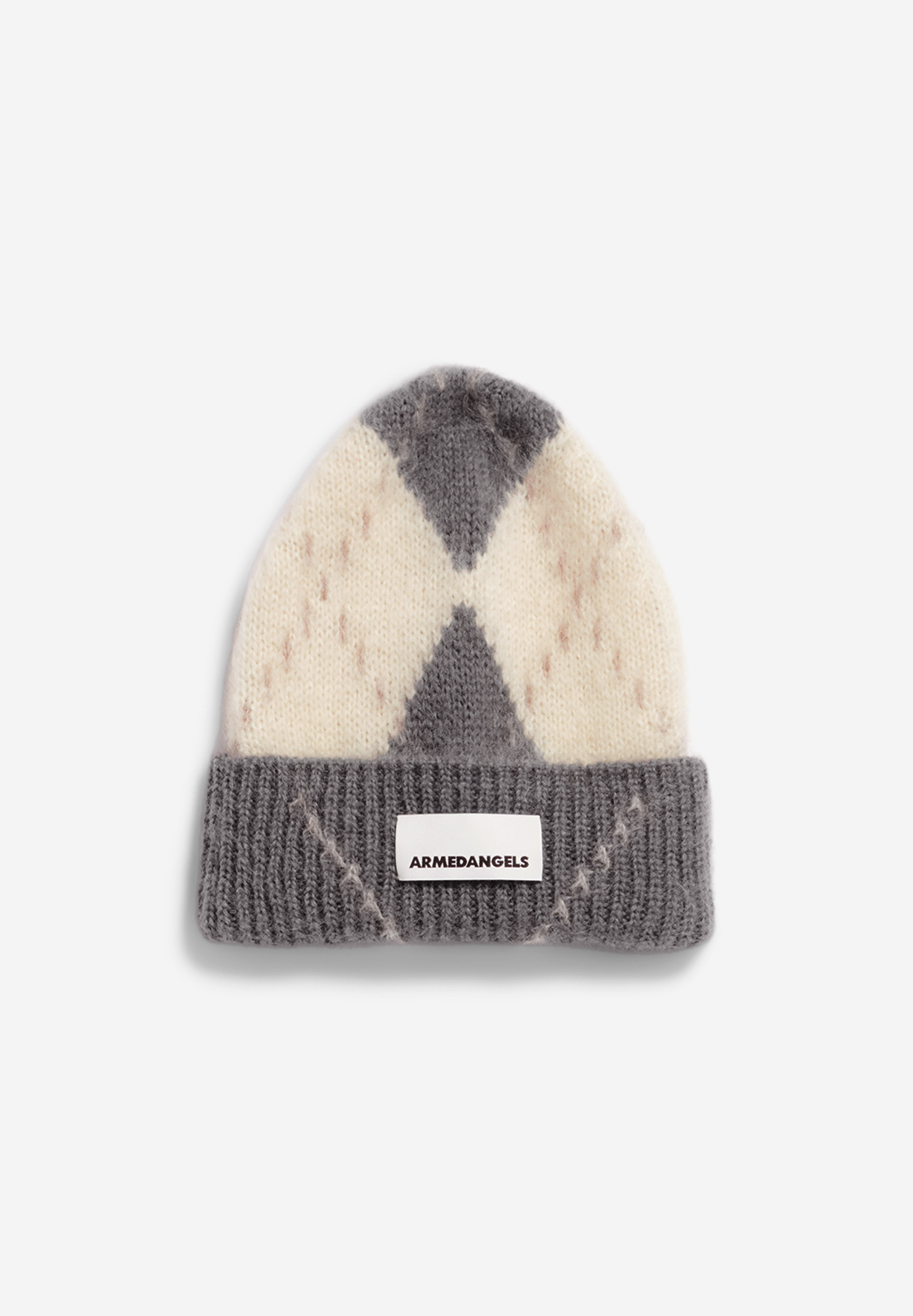 SNOWAA ARGYLE Beanie made of Mohair Wool Mix