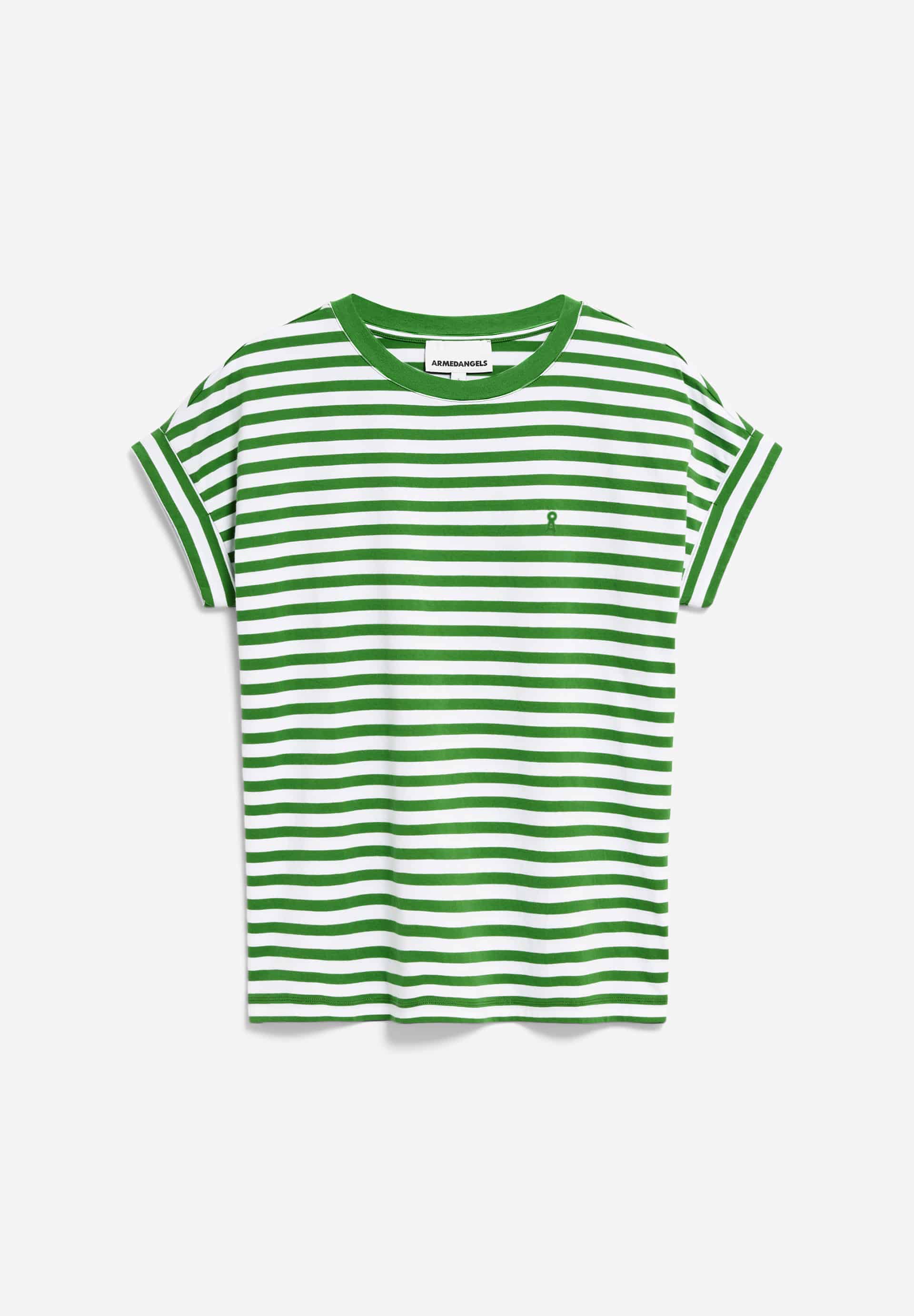 IDAARA STRIPES T-shirt à coupe ample en coton bio