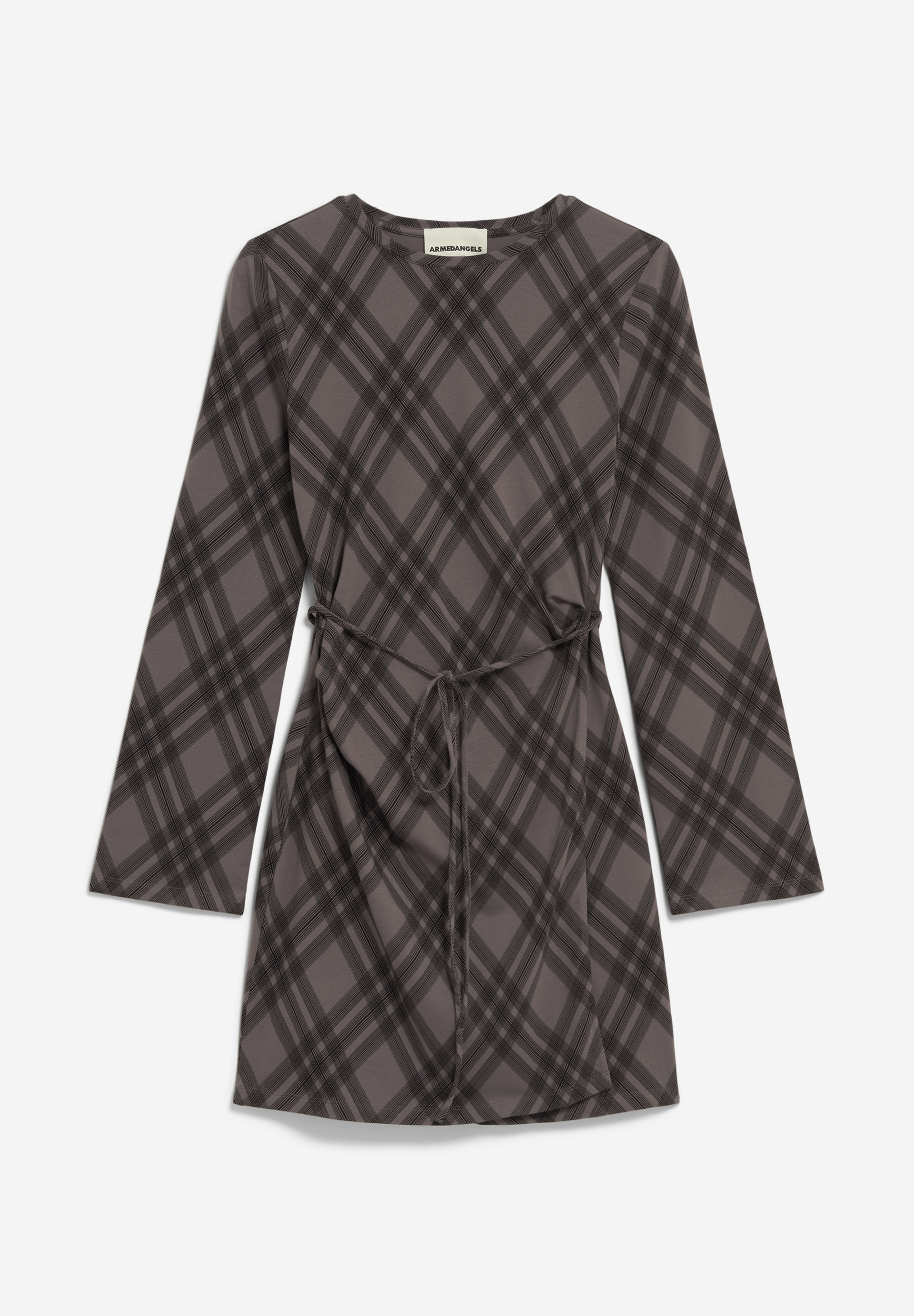 CEETAA ARGYLE Robe en jersey coupe ajustée en coton bio mélangé