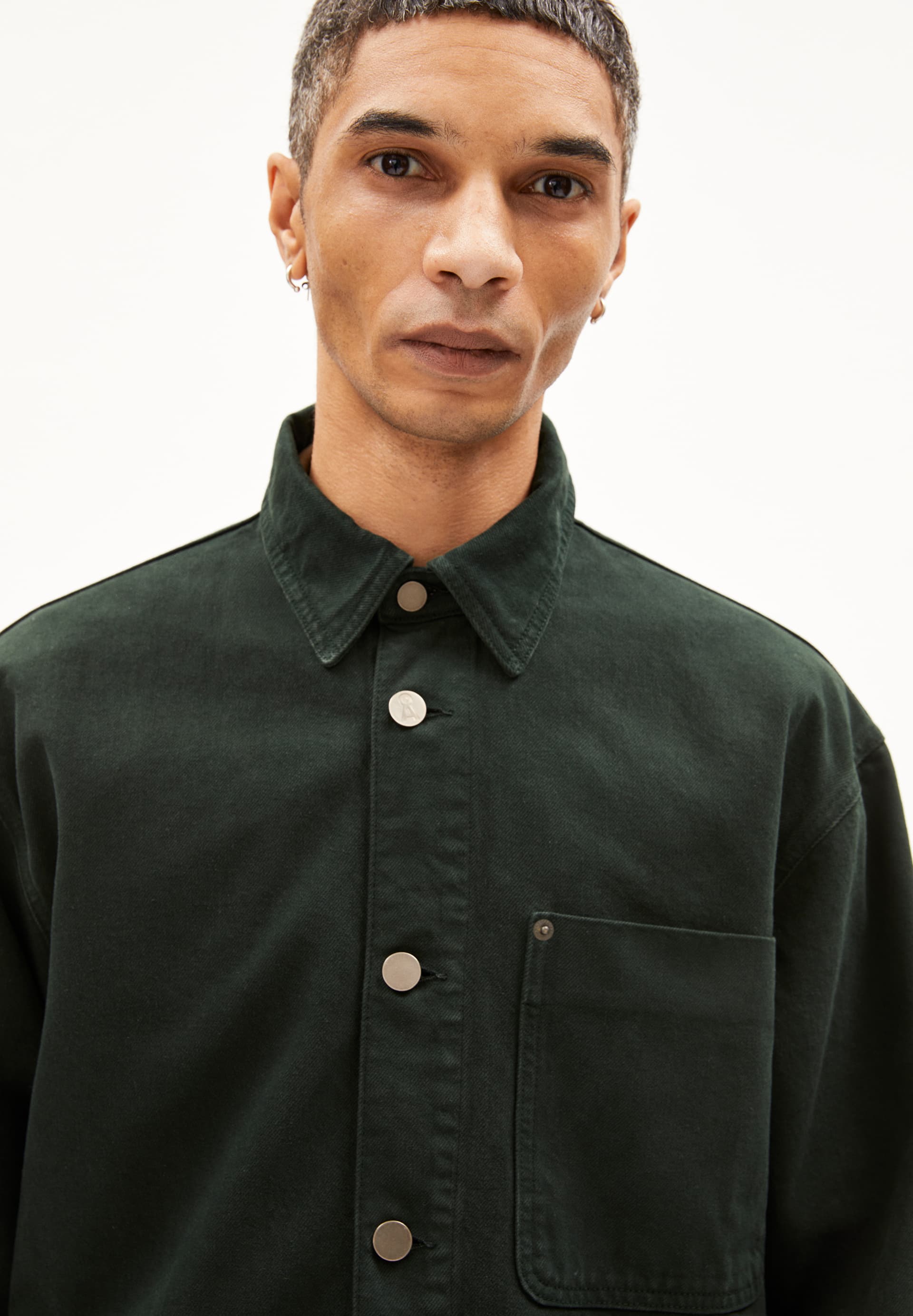 BAASIO GMT DYE Overshirt Relaxed Fit made of recycled Cotton