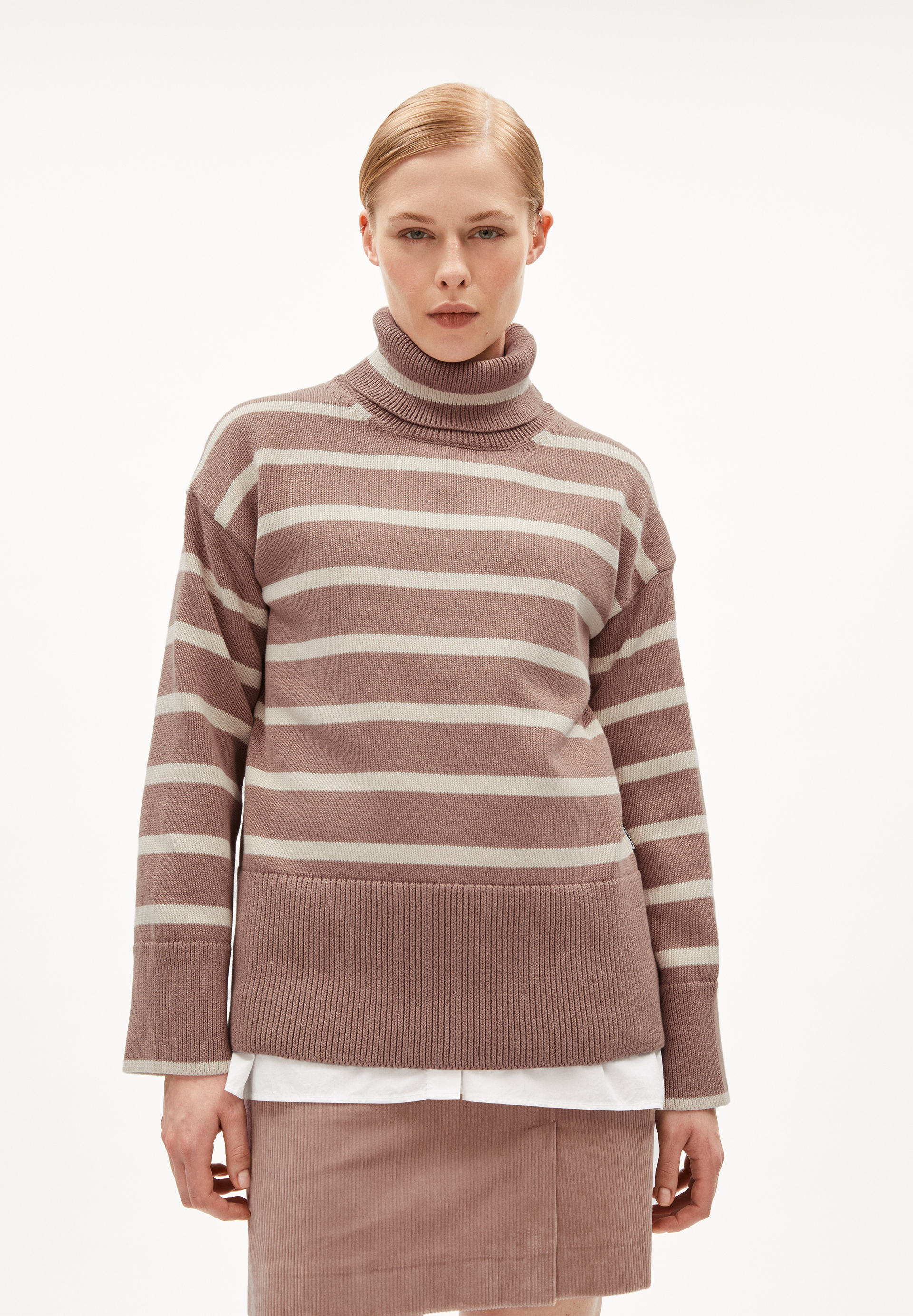 CHANAA STRIPES Pullover Loose Fit aus Bio-Baumwolle