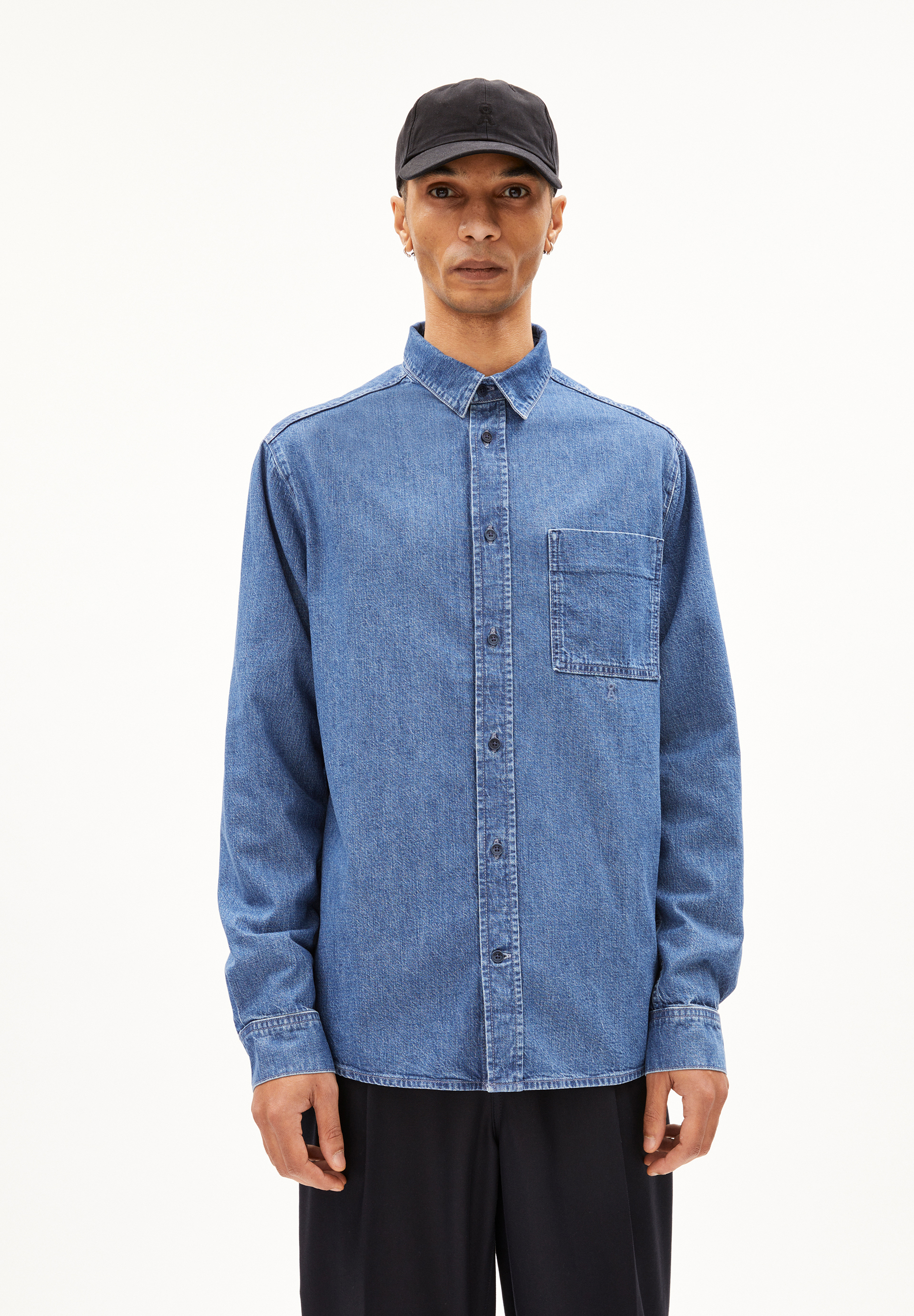 BAASO Shirt Relaxed Fit made of Organic Cotton Mix