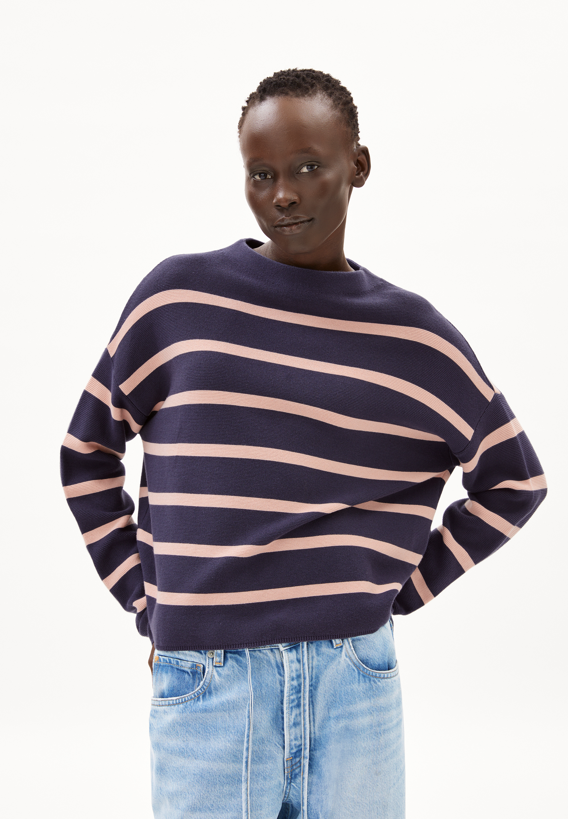 MERINAA STRIPES Sweater made of Organic Cotton