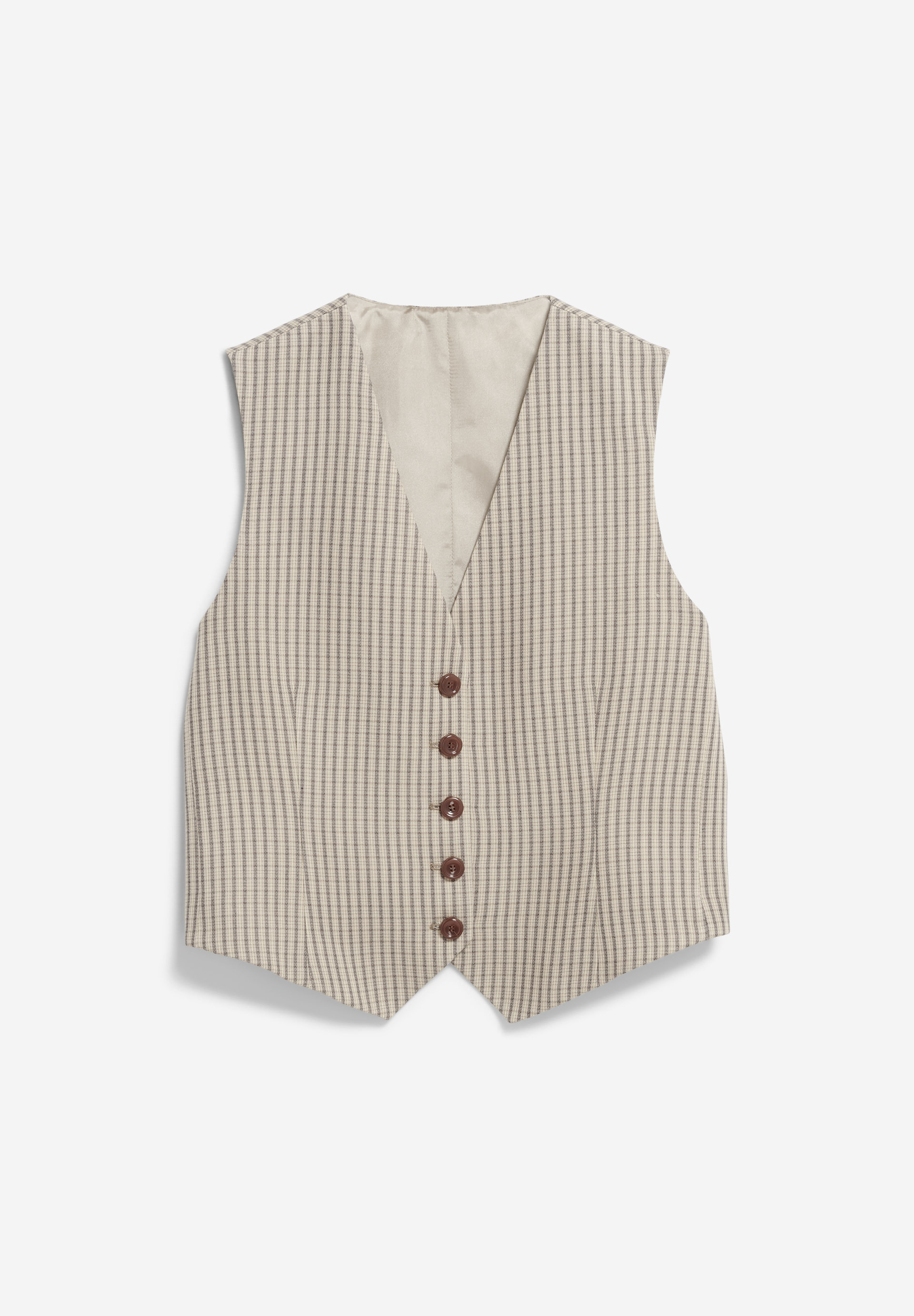 SINERIAA CHECK Gilet sans manches en viscose LENZING™ ECOVERO™