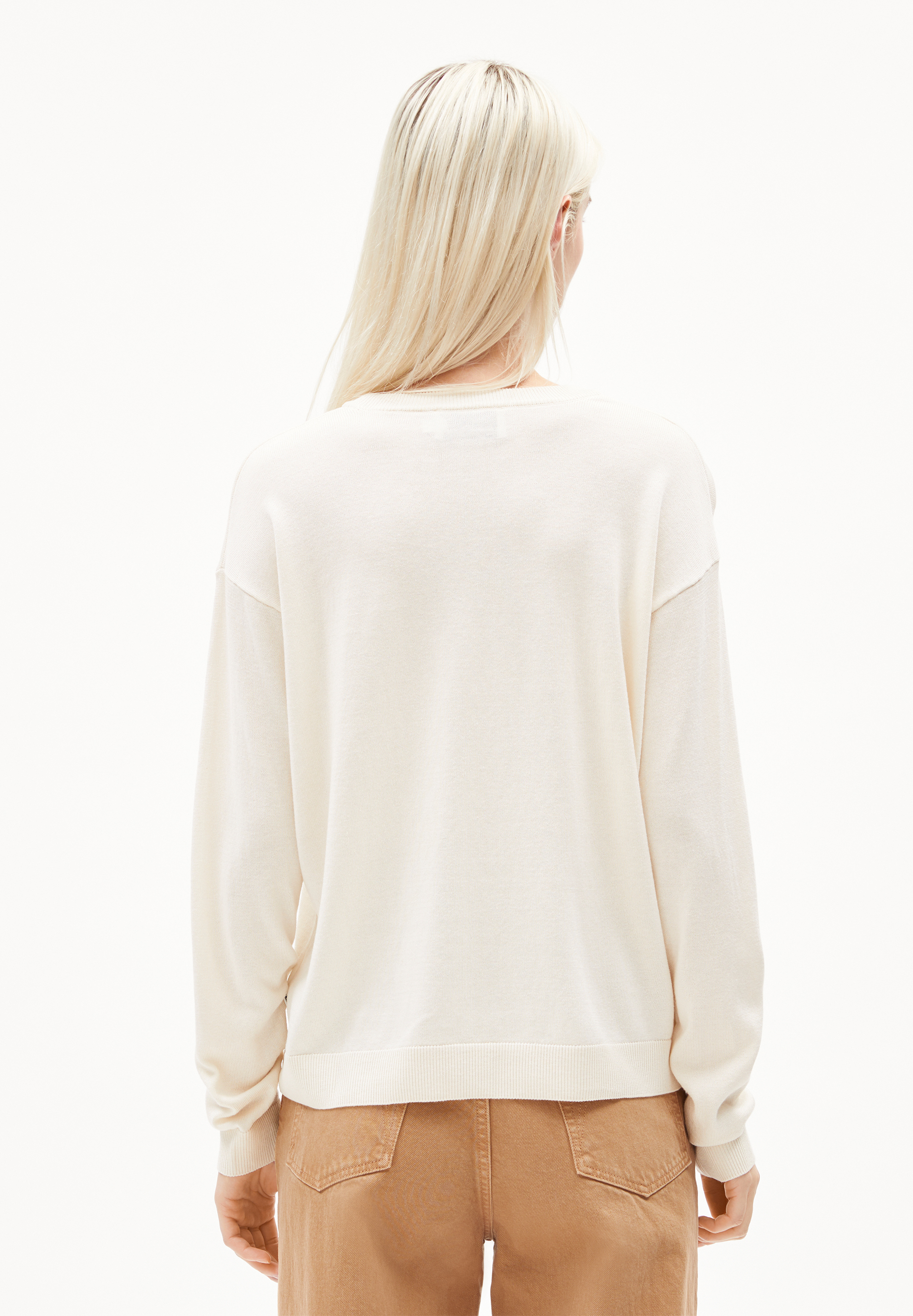 LARUNAA Sweater made of Organic Cotton Mix