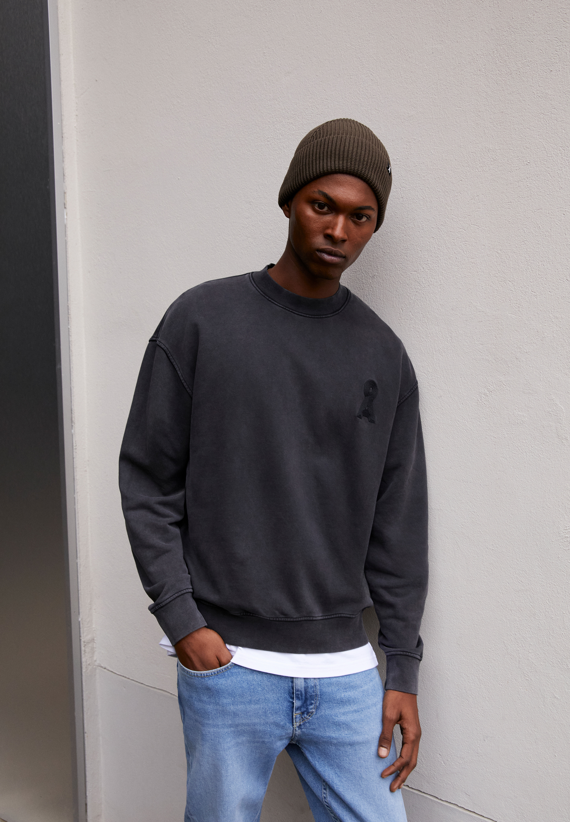 FAALOS GMT DYE Sweatshirt Relaxed Fit made of Organic Cotton