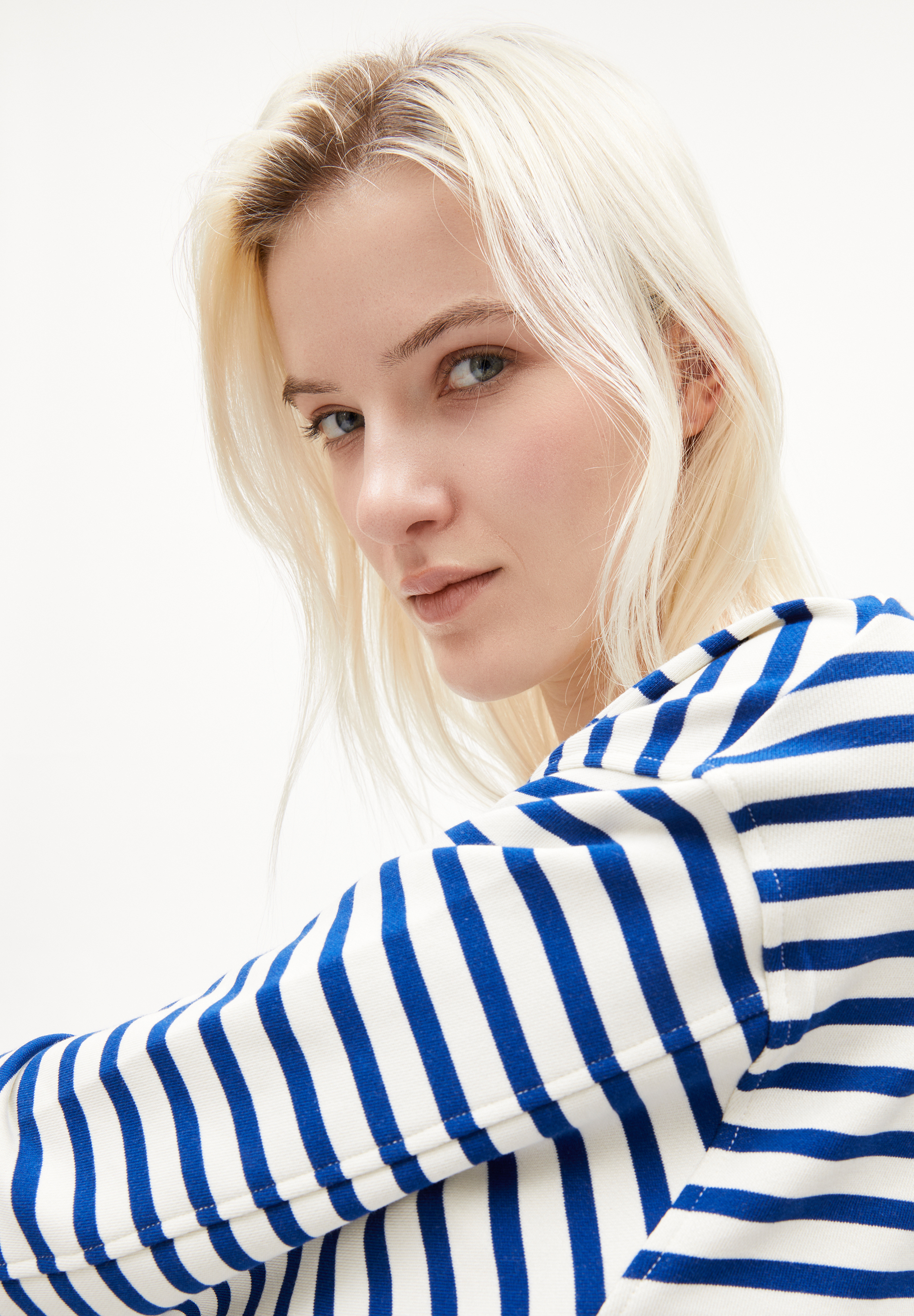 FRANKAA MAARLEN STRIPE Sweat-shirt en coton bio