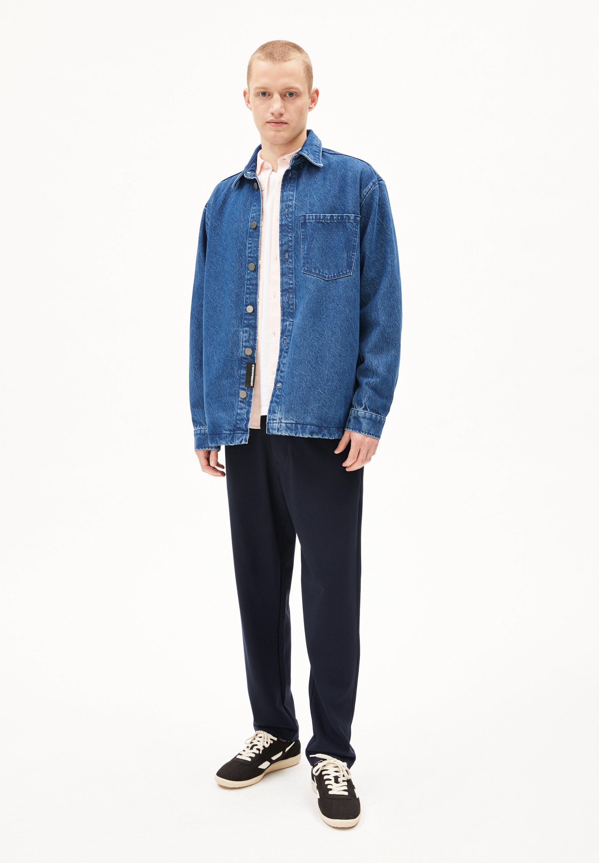 YUNAAI Overshirt aus Bio-Baumwoll Mix