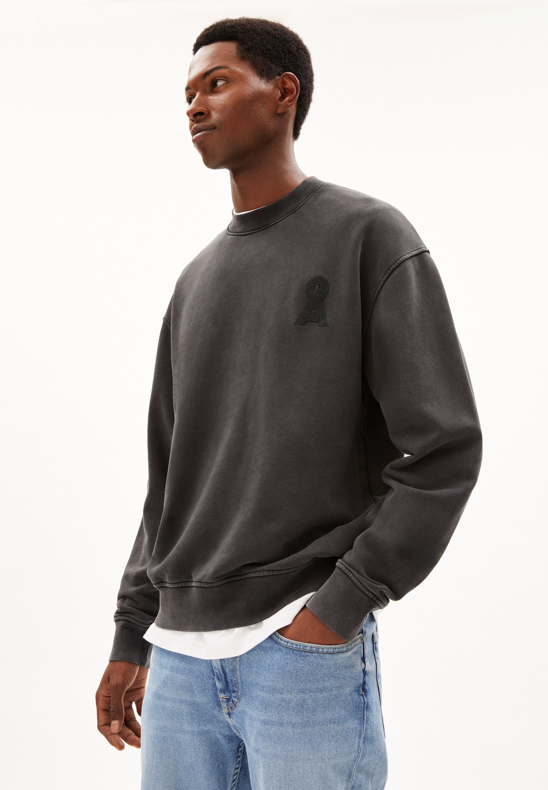 FAALOS GMT DYE Sweatshirt Relaxed Fit aus Bio-Baumwolle