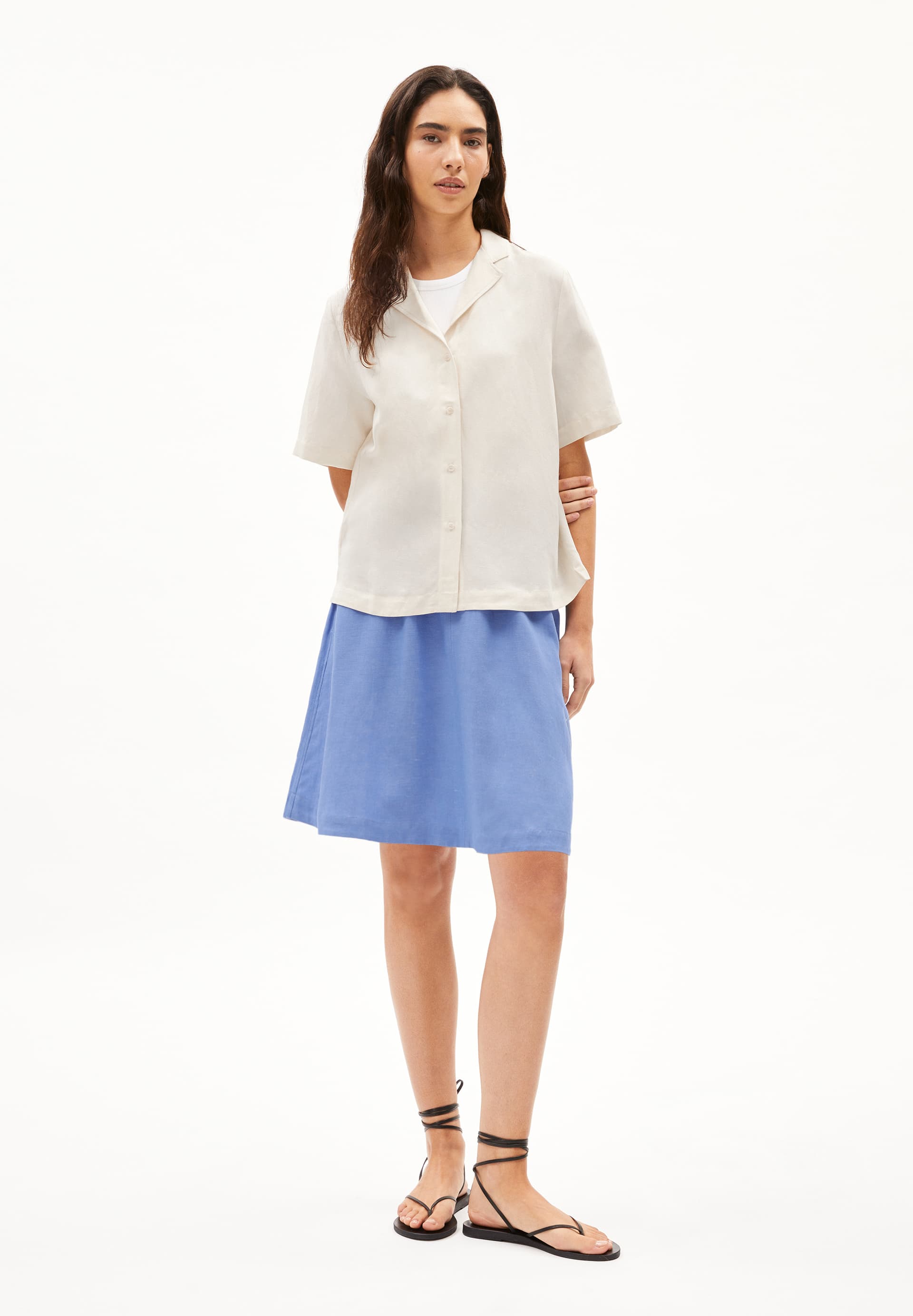 MAAITE LINO Blouse Relaxed Fit made of Linen-Mix