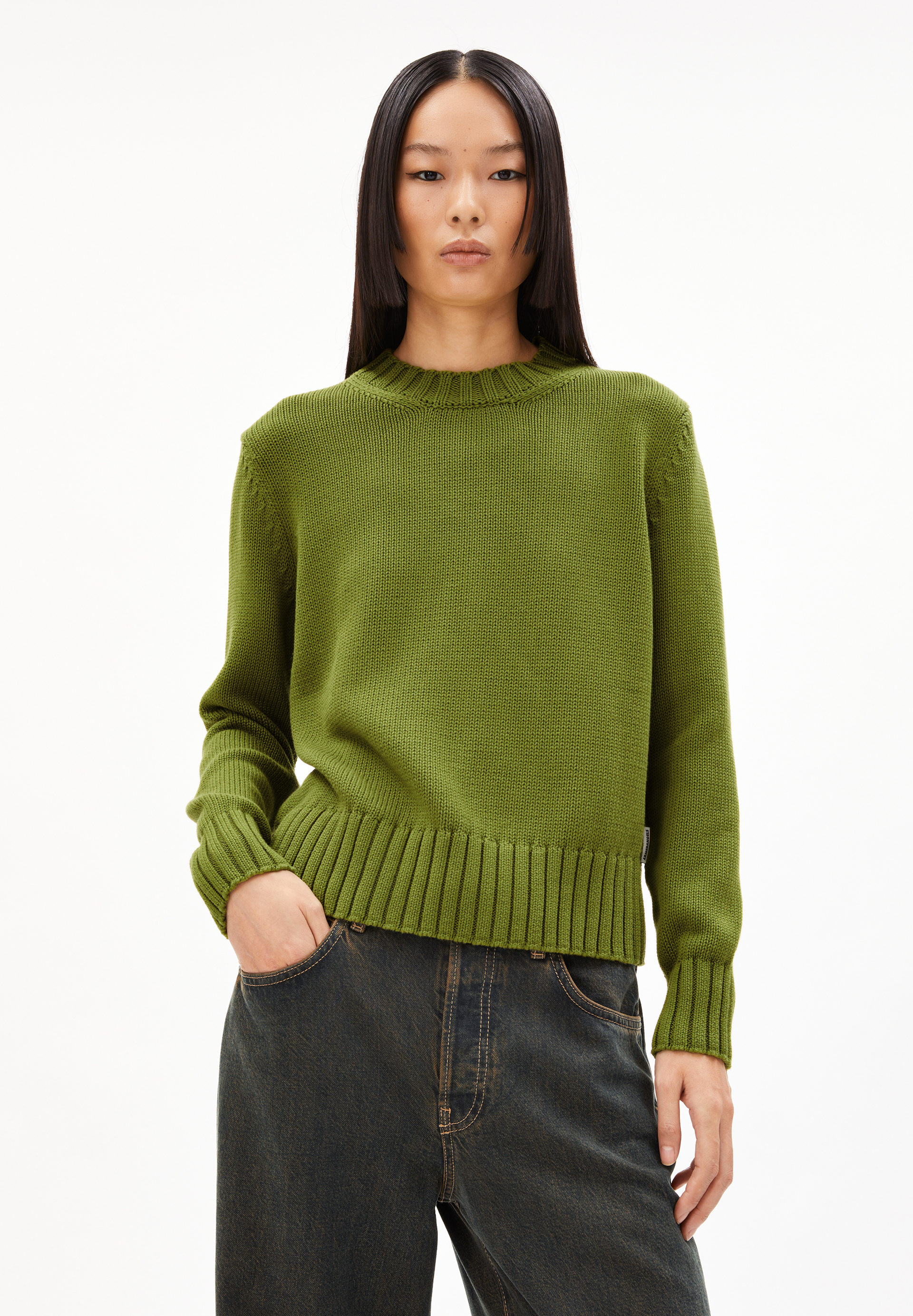 AMALIAAS EREN COTTON Pullover Relaxed Fit aus Bio-Baumwolle