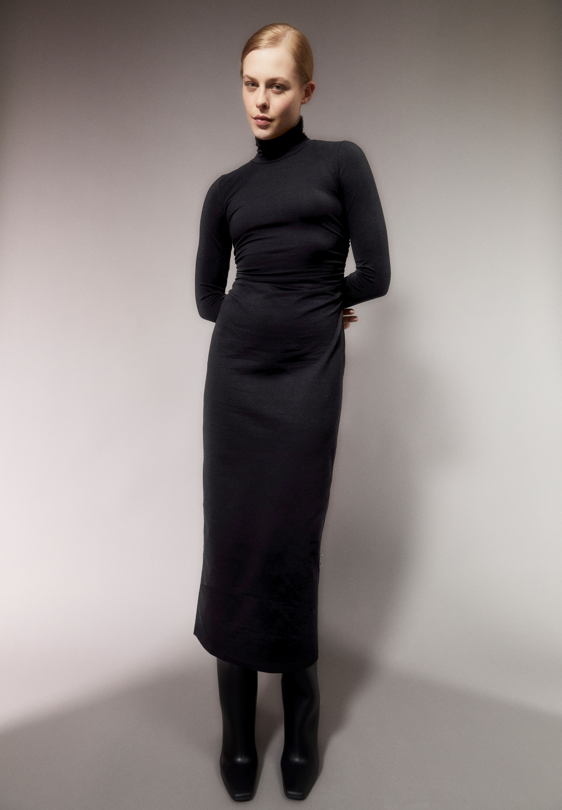 ADAAJA LONGSLEEVE Jersey Dress Slim Fit made of Organic Cotton Mix