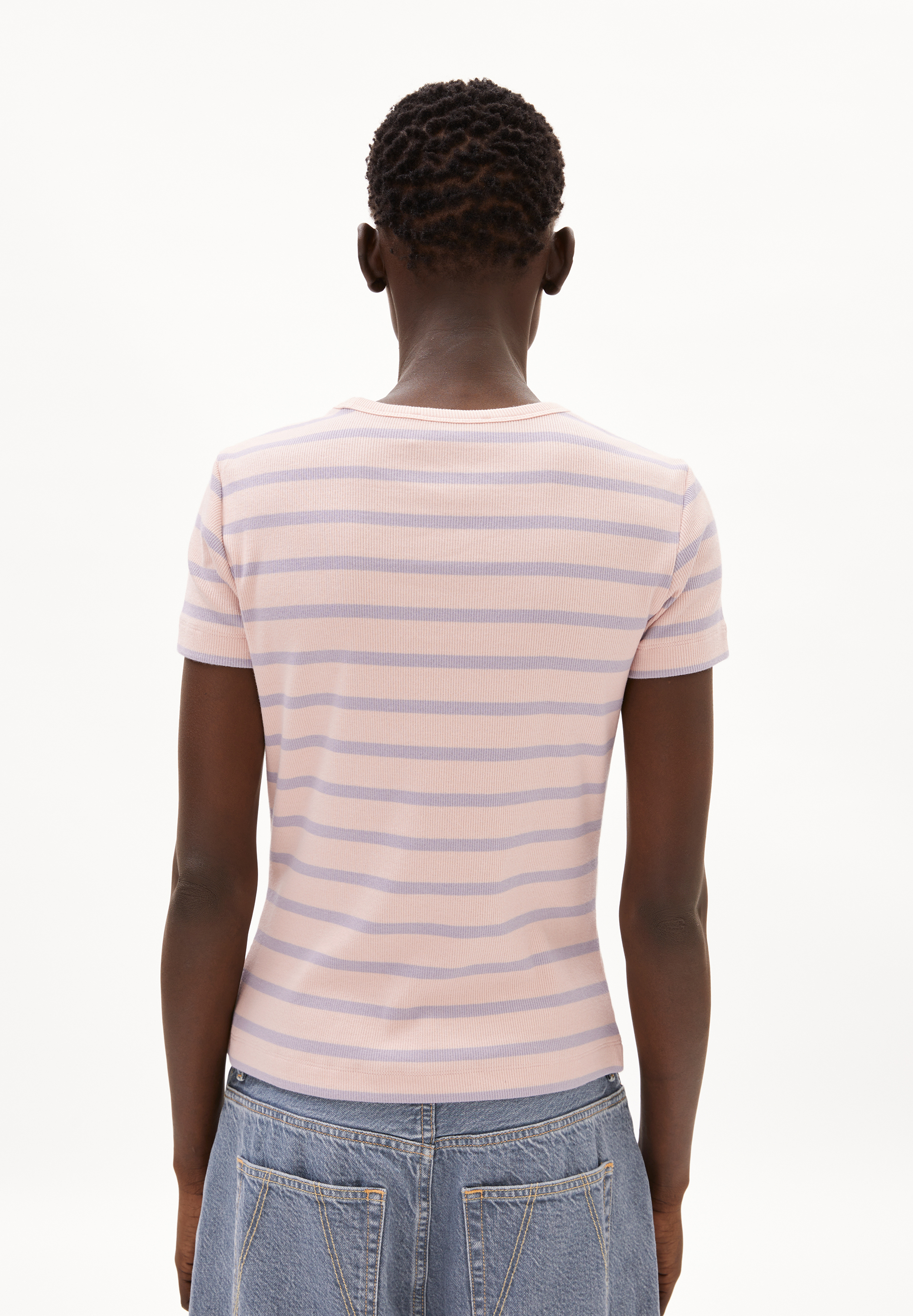 KARDAA STRIPES Ripp T-Shirt van biokatoenmix