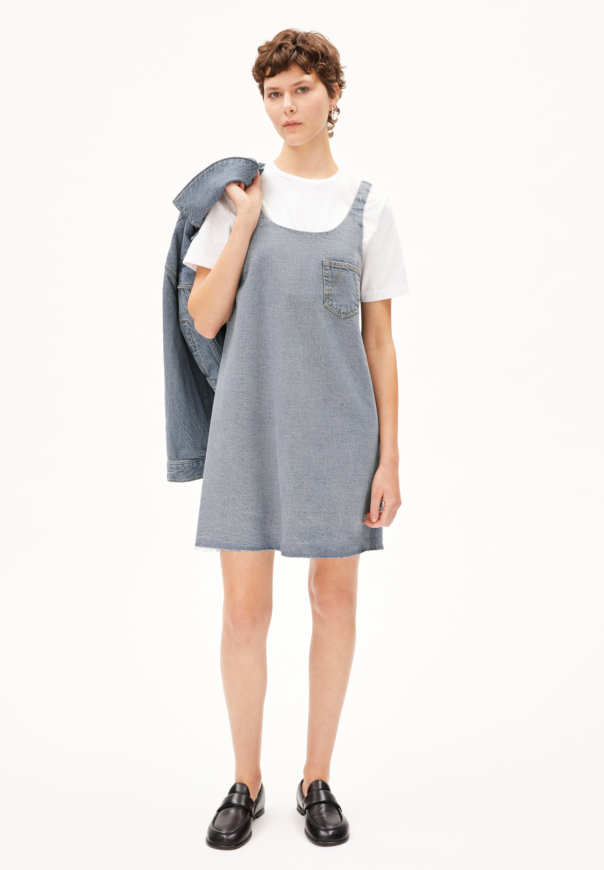 NAAVA Denim Dress made of Organic Cotton Mix