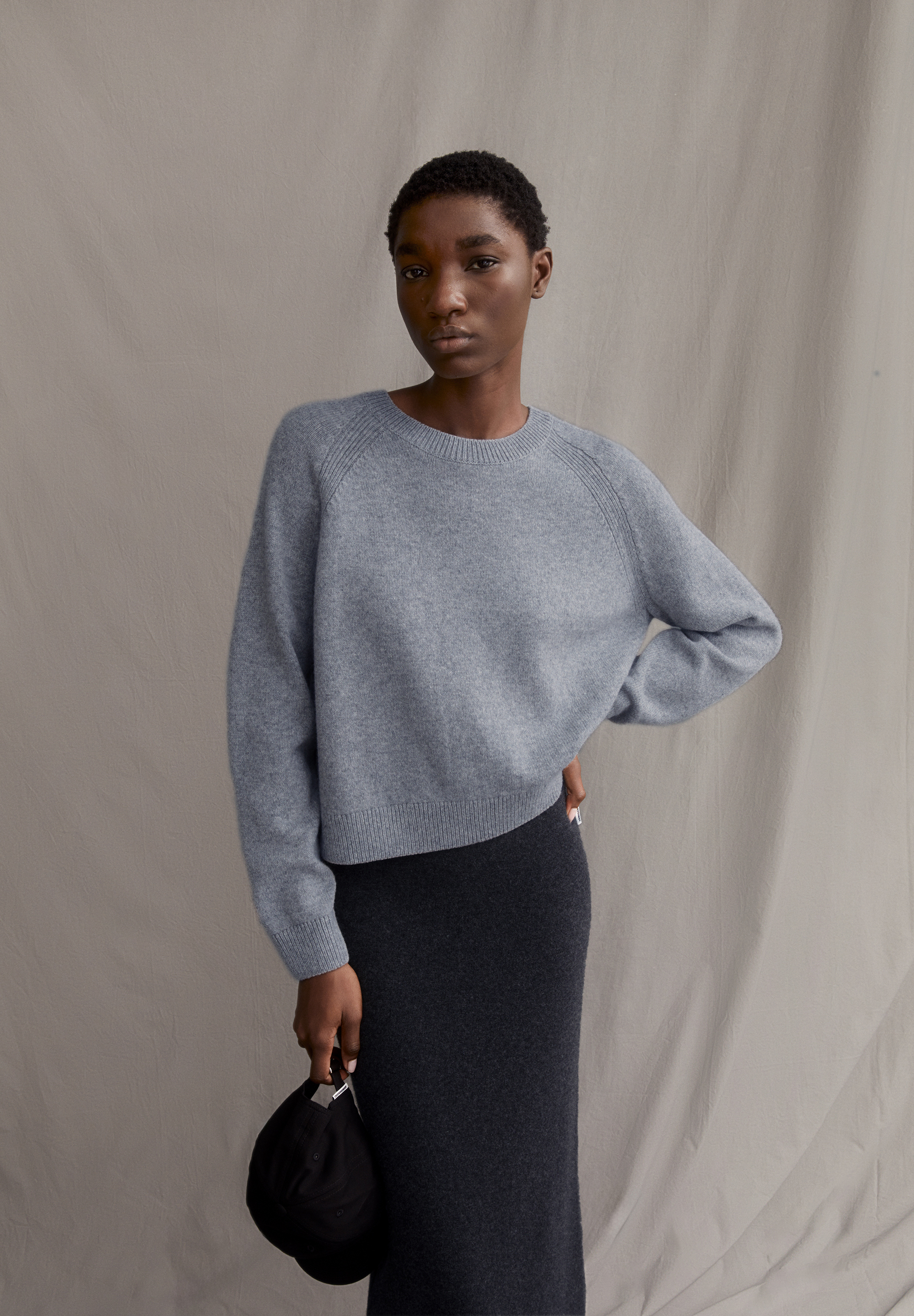 DILIRIAA REGLANA Sweater Loose Fit made of Organic Wool Mix