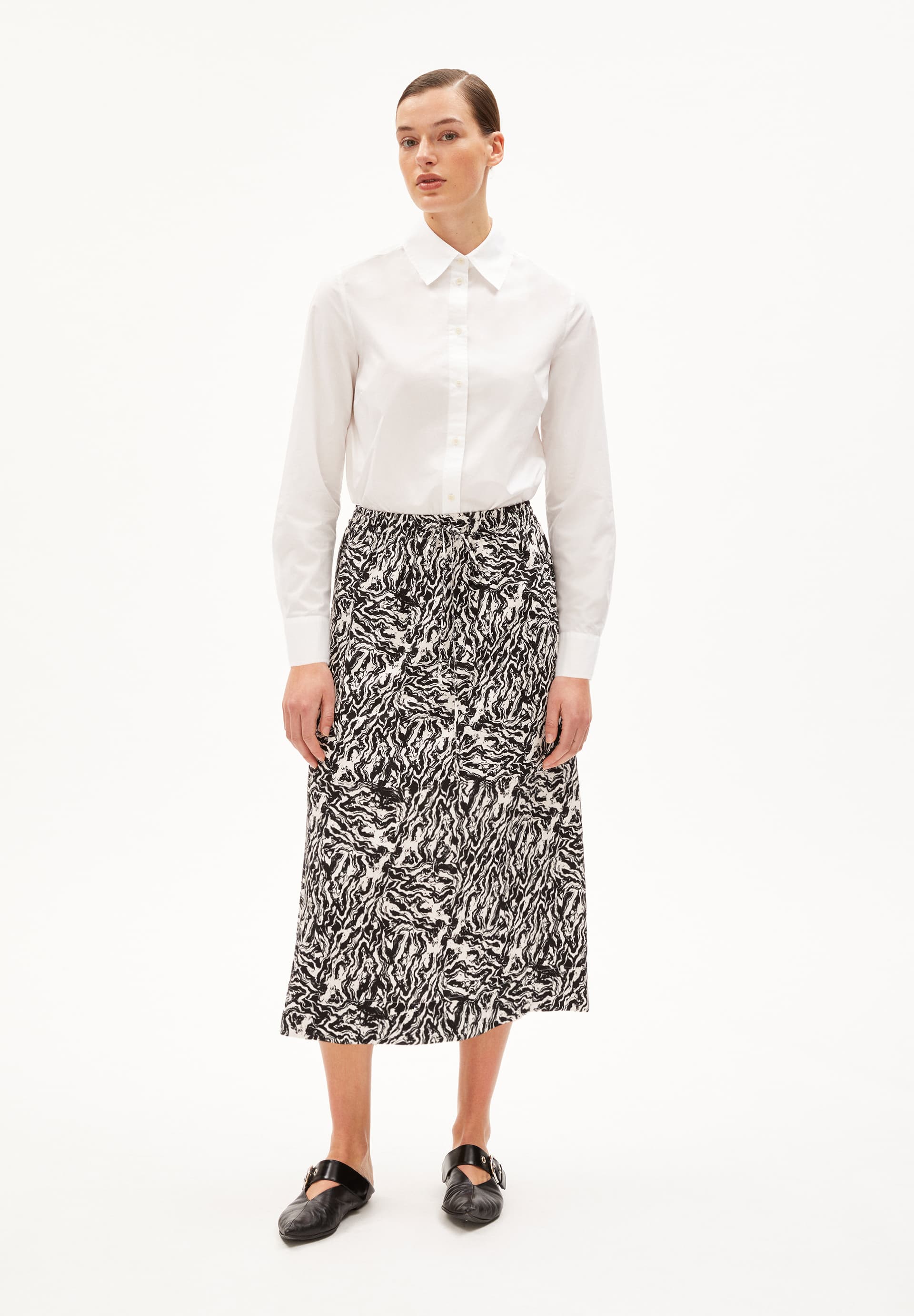 DARTIAA STONEY Woven Skirt Relaxed Fit made of LENZING™ ECOVERO™ Viscose