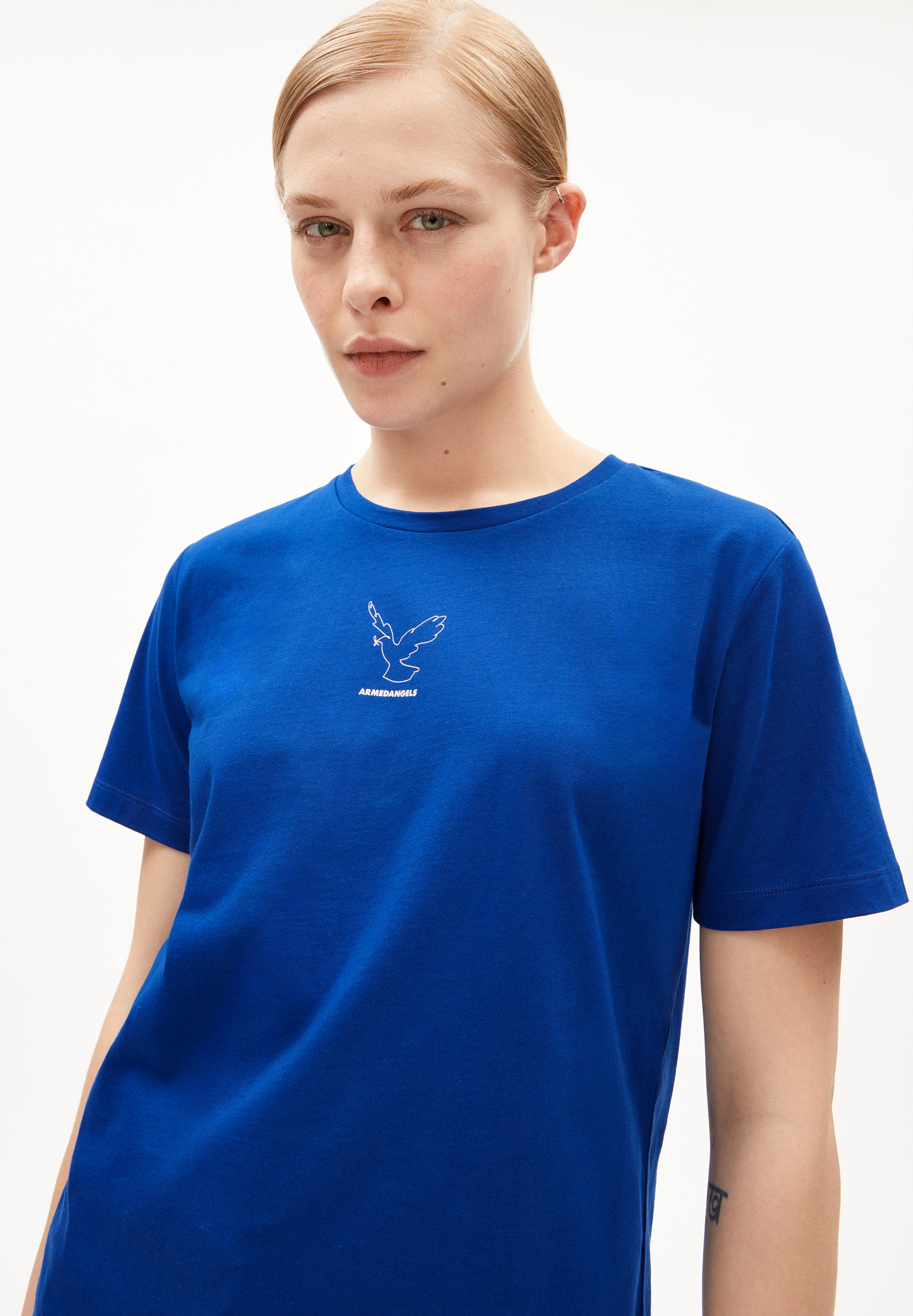 MAARLARA NESTLING T-Shirt Relaxed Fit made of Organic Cotton