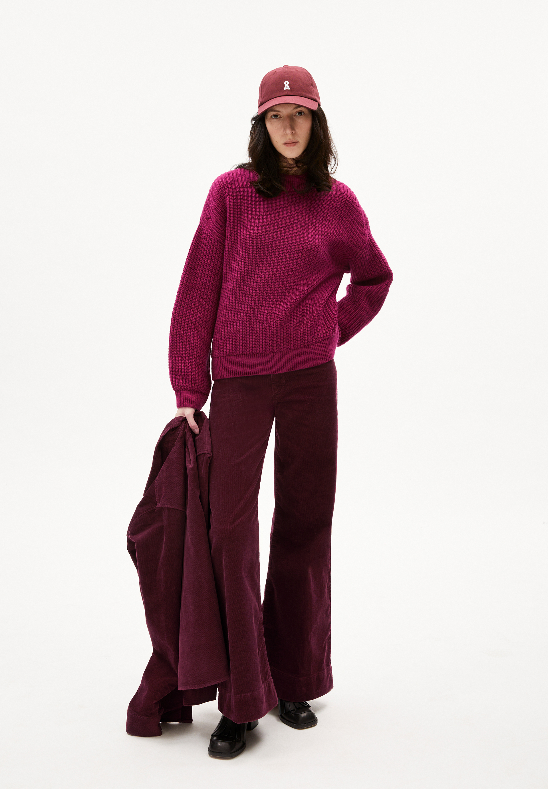 MIYAAR SOLID Sweater Loose Fit made of Organic Wool Mix