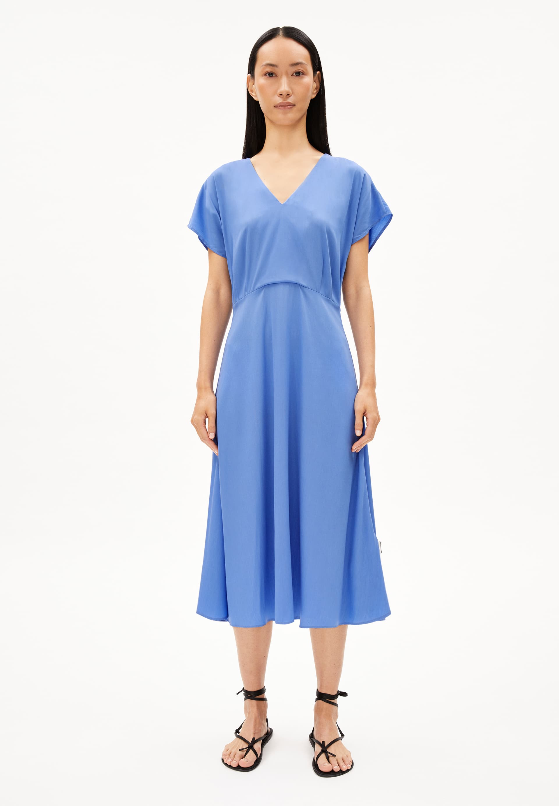 AALBINE Geweven jurk met regular fit van TENCEL™ Lyocell mix