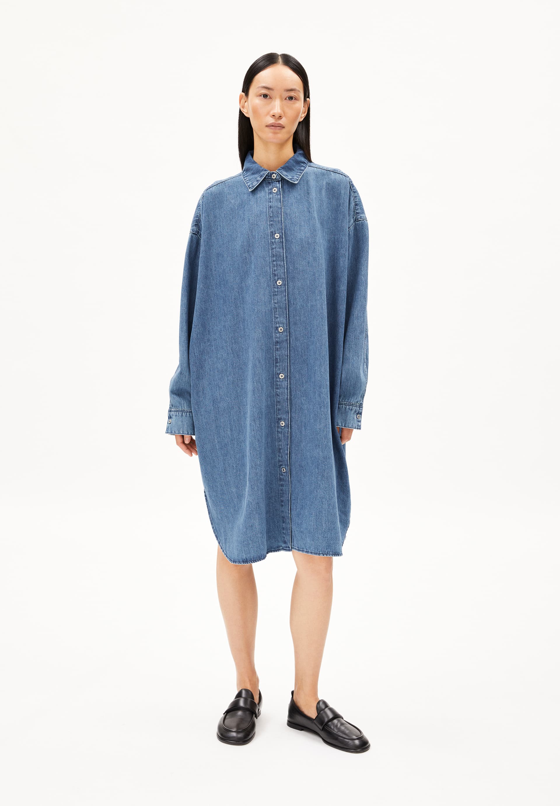 SAALY Robe en jean en coton biologique