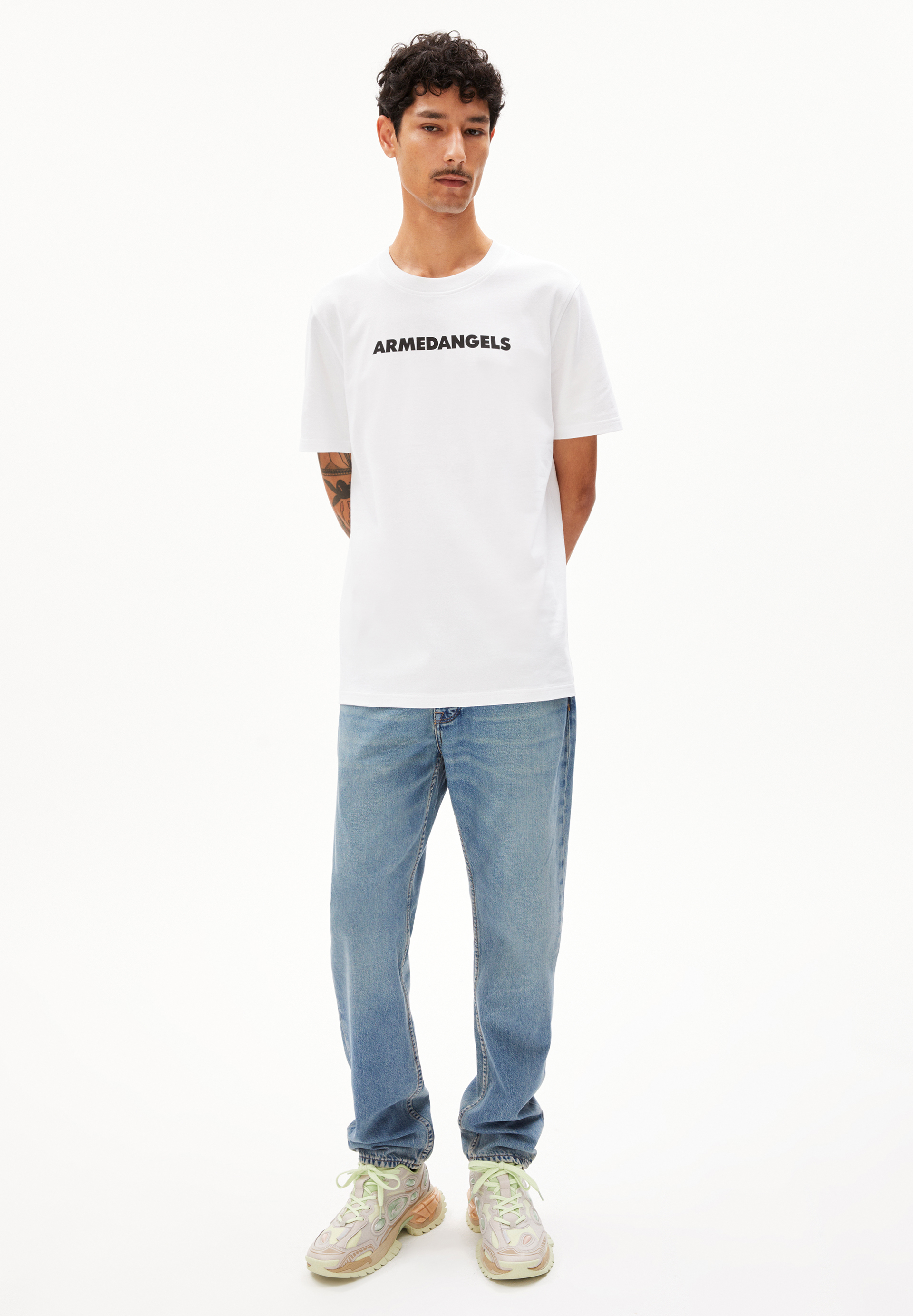 TAALU WORDMARK Heavyweight T-Shirt Relaxed Fit aus Bio-Baumwolle