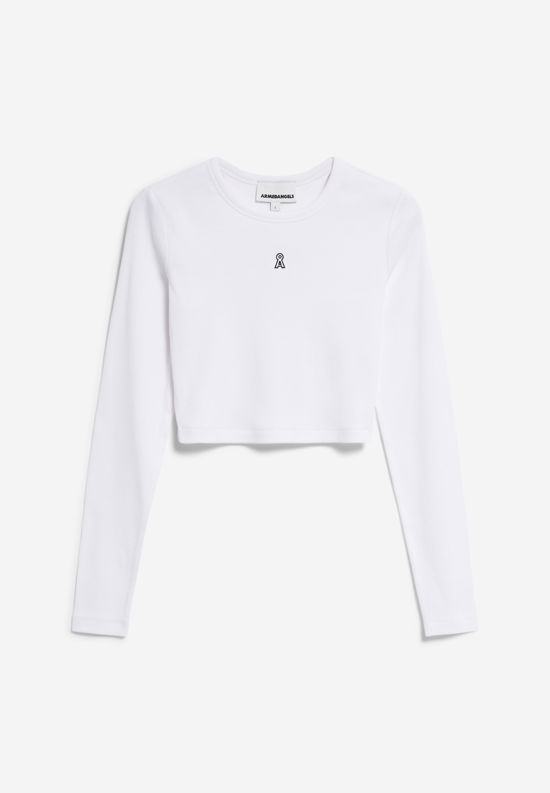 JAALITAA LOGO Rib-Longsleeve Slim Fit made of Organic Cotton Mix