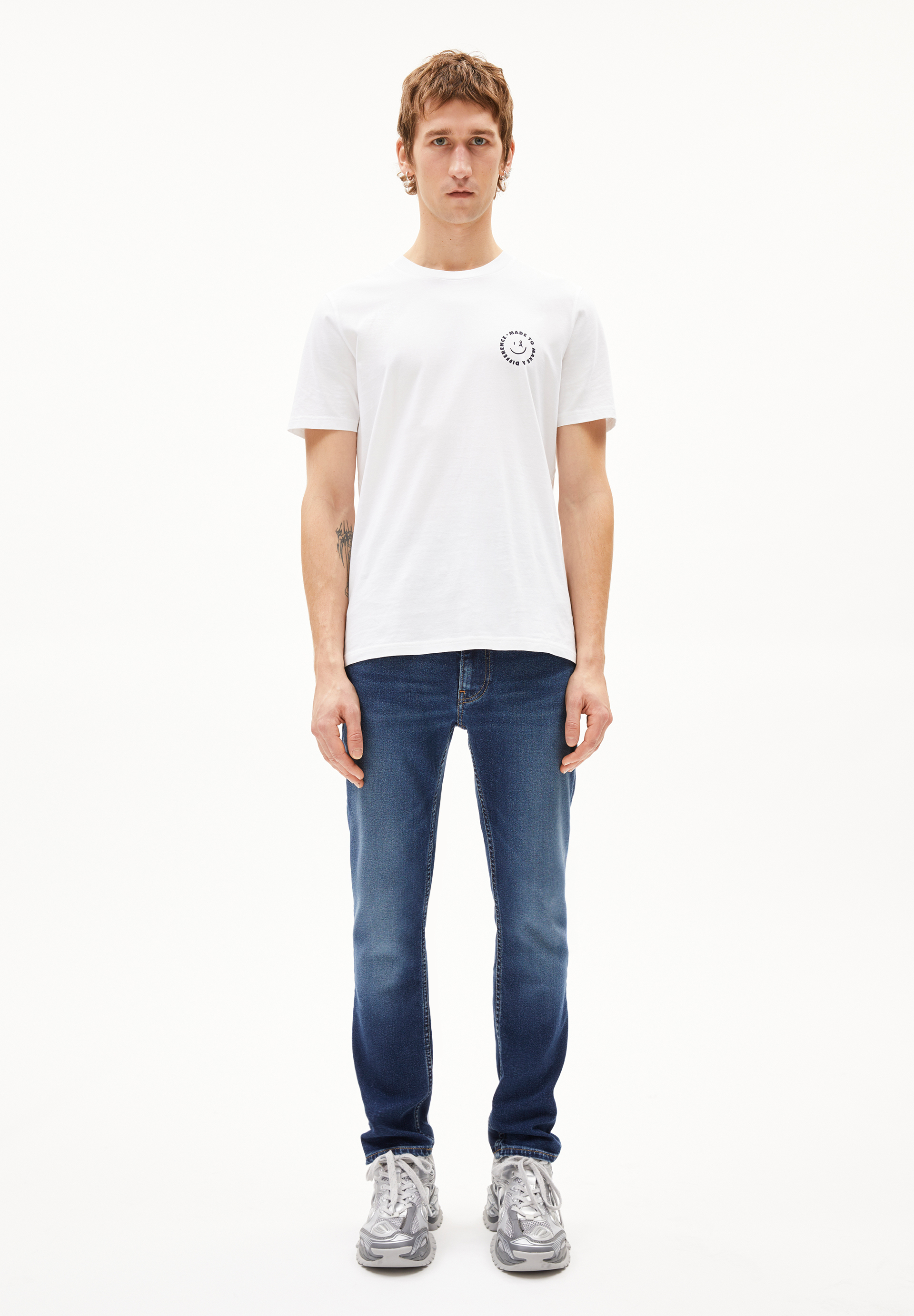 IAAN Slim Jeans recycelter Baumwoll Mix Comfort-Stretch